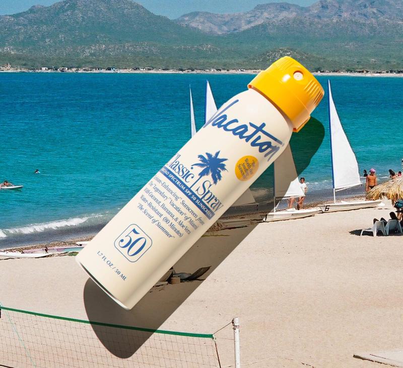 a aerial view of mini Classic Spray with hard shadow over beachy image