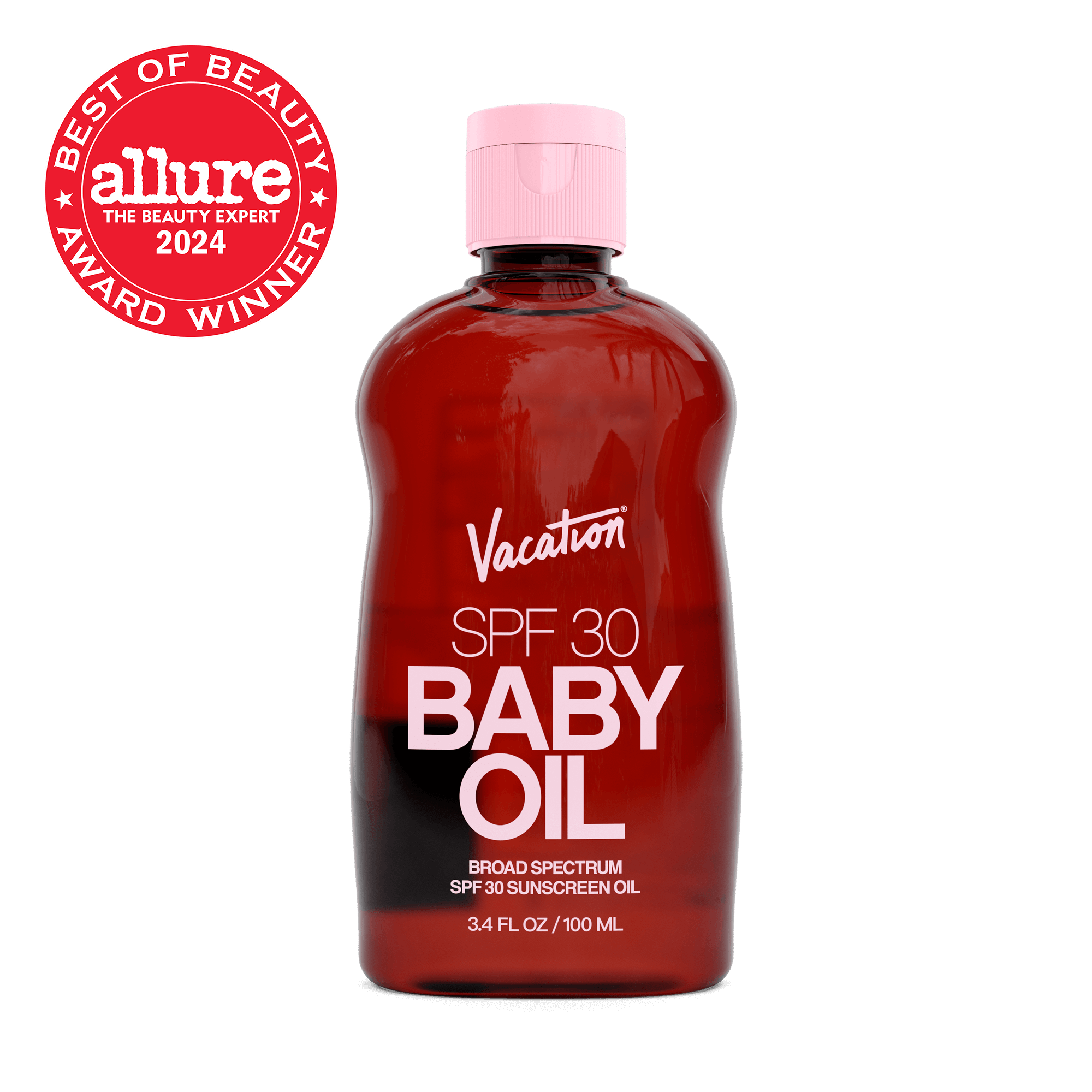 Vacation Baby Oil SPF 30, 3.4 fl oz / 100 mL oil
