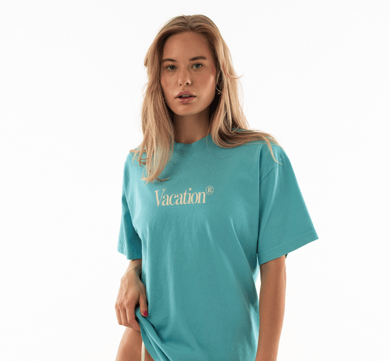 Vacation® Teal T-Shirt | The Worlds Best-Smelling Sunscreen | Vacation®
