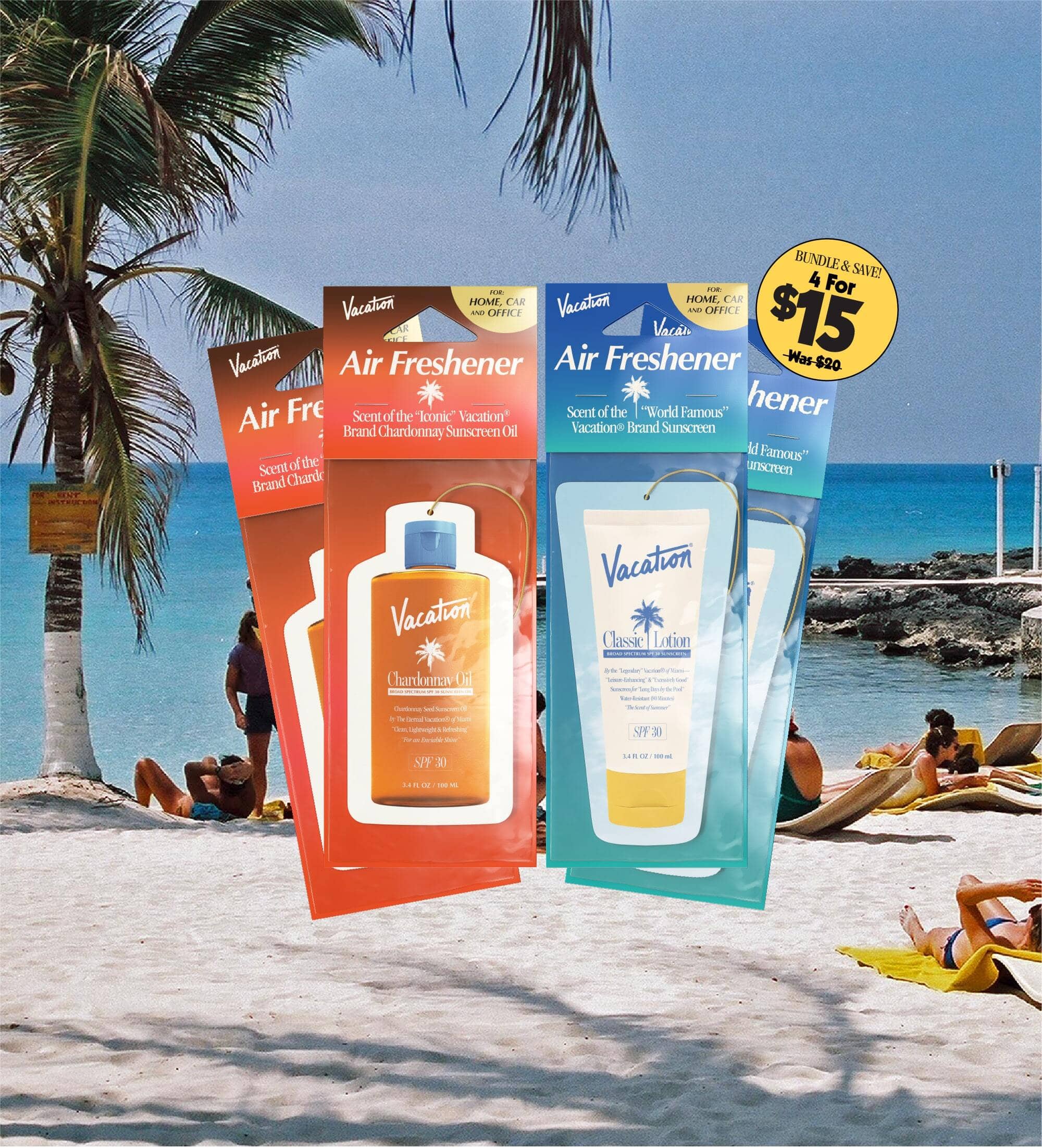 Vacation® Air Freshener Variety Pack (Pack of 4)