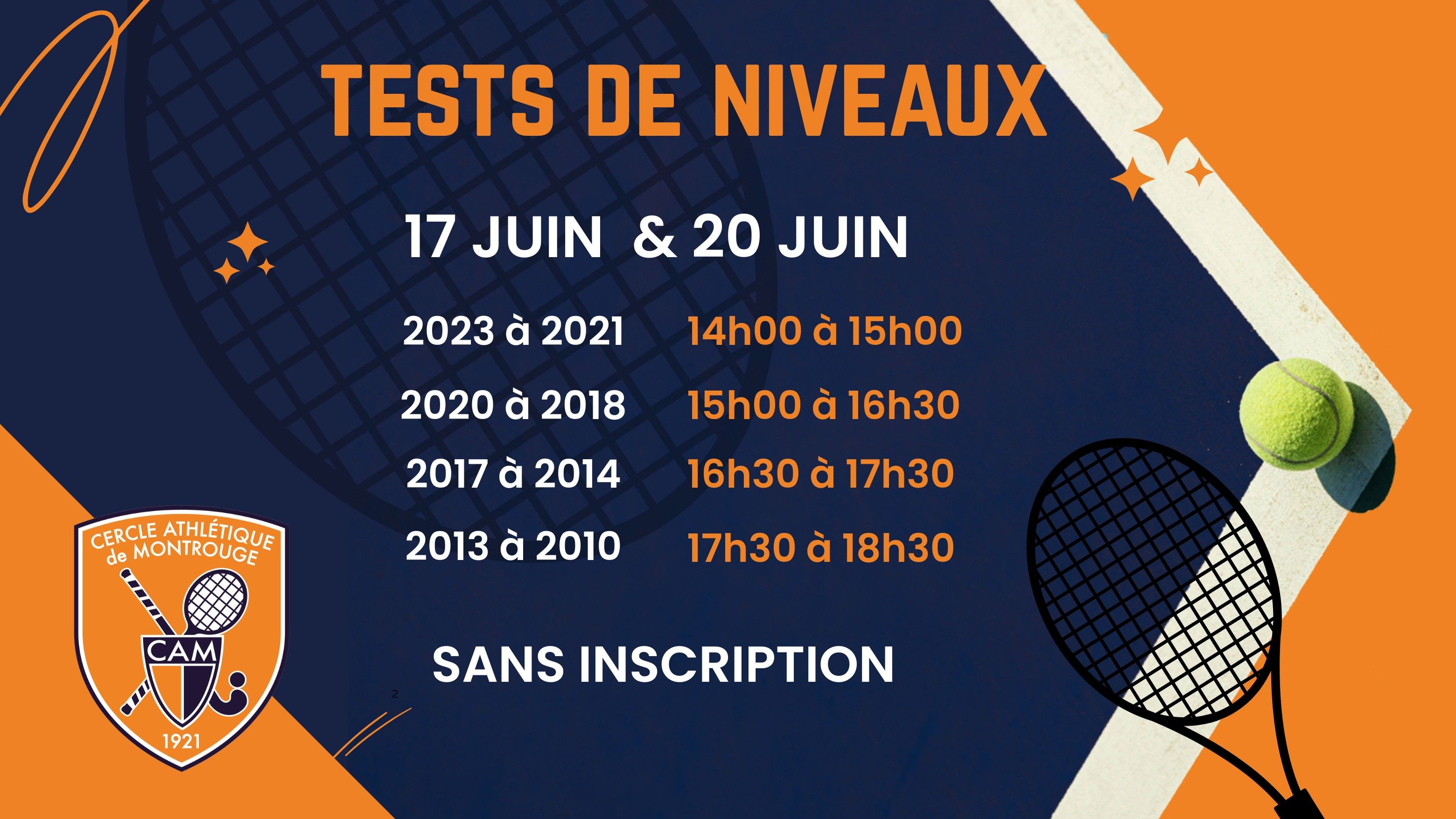 Tests de Niveaux