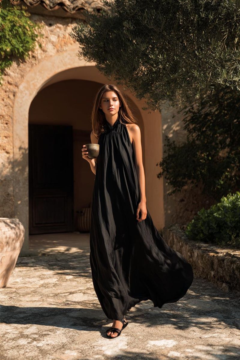 Woman in elegant summer outfit look 4