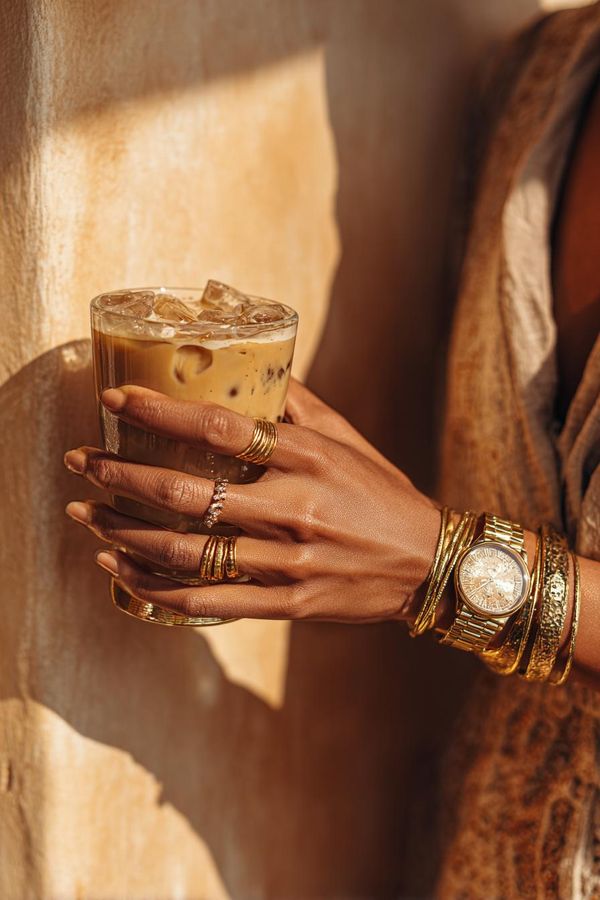 Woman in elegant summer outfit look 4