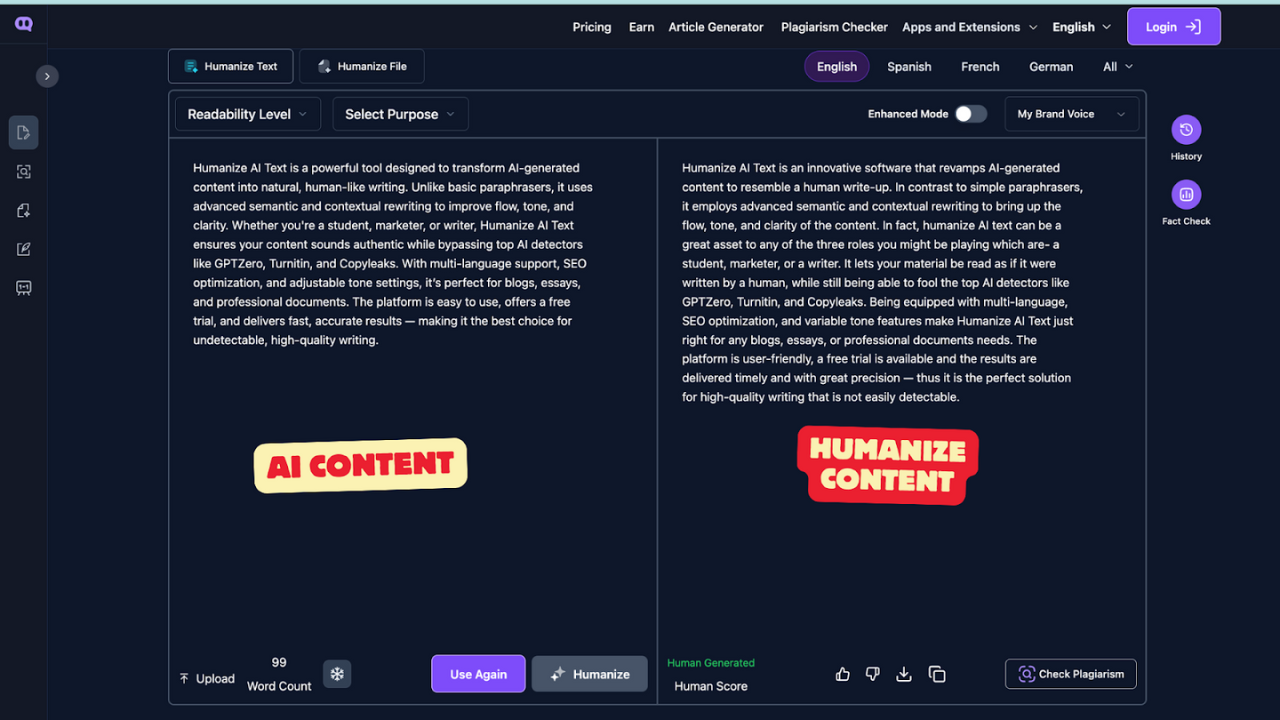 AI Content Vs Humanize Content