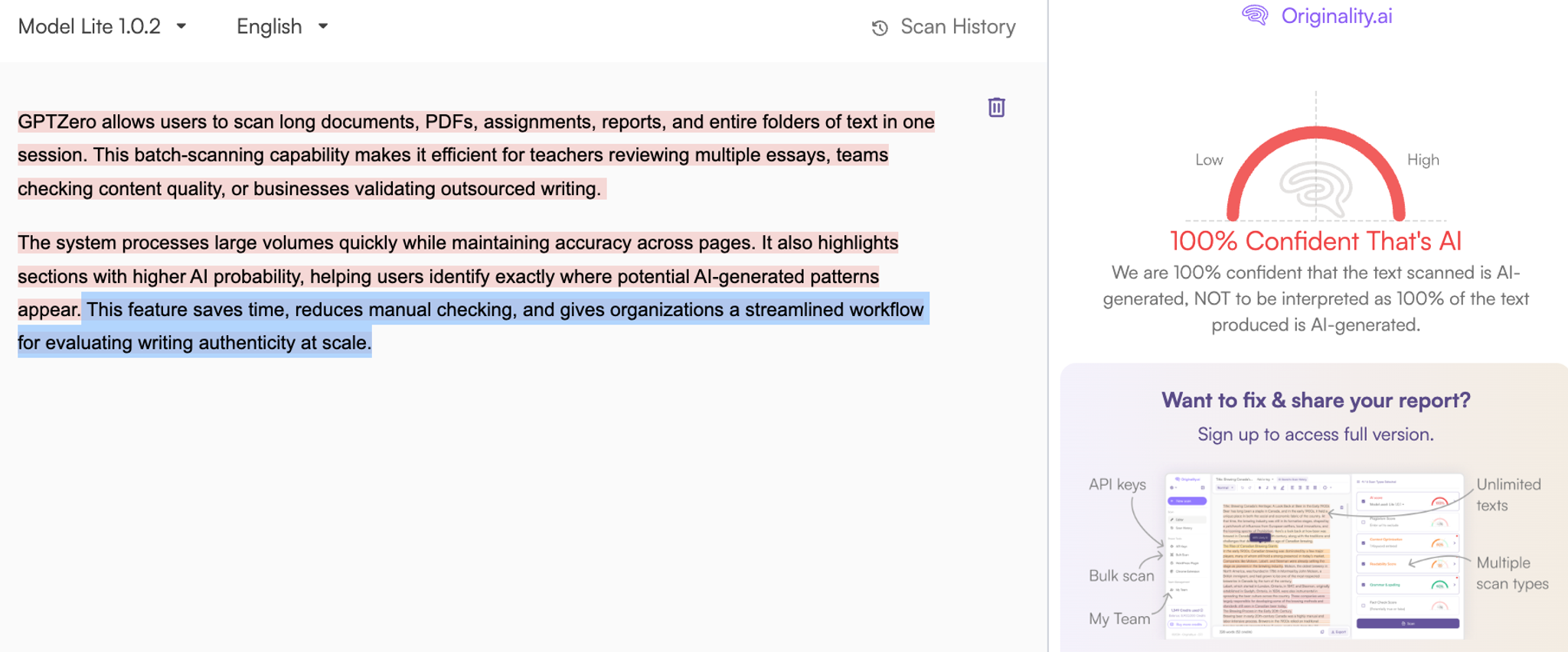Edit, Rescan & Optimize Inside the Text Editor