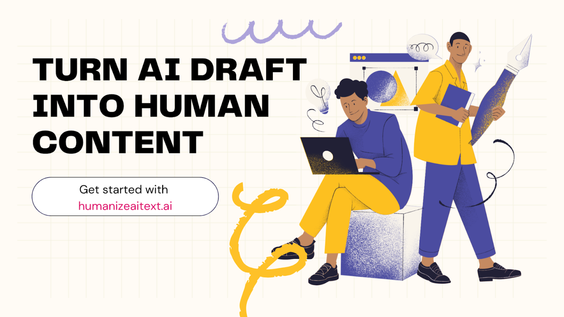 Turn ai draft into human