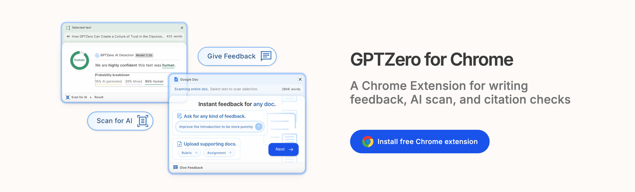 Chrome Extension + Quick Scanning