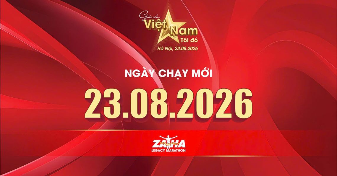 Giải chạy Việt Nam Tôi Đó 2026 tại Hà Nội, ngày 23/08