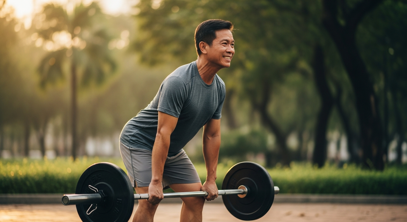 Ngừng tập nặng trong thời gian taper