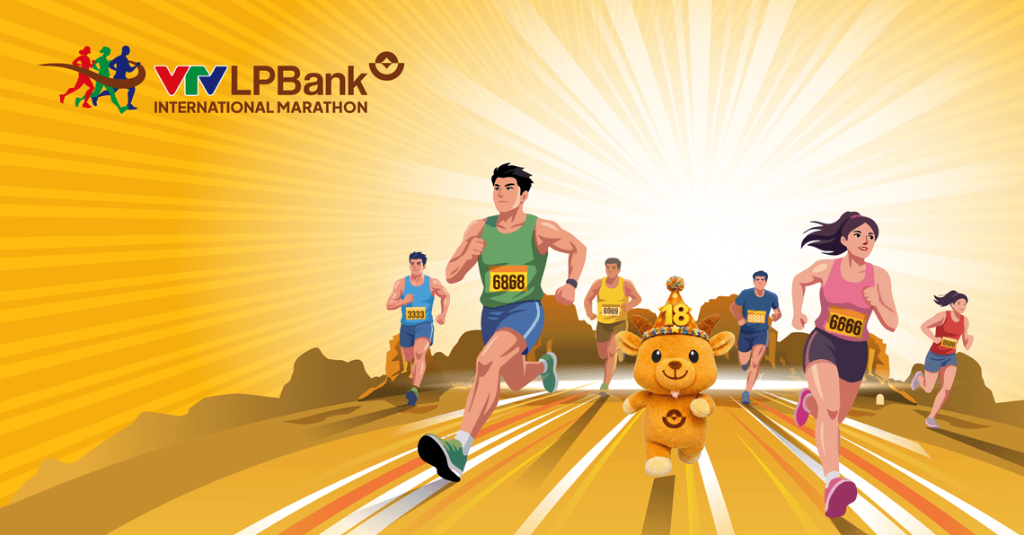 Giải VTV LPBank International Marathon 2026 tại Đầm Vân Long, Ninh Bình