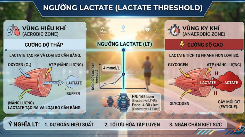 Chạy Tempo giúp nâng ngưỡng lactate hiệu quả