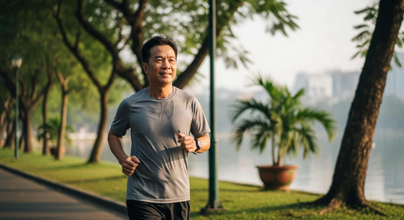 Chạy bộ tuổi 50 cải thiện tinh thần hiệu quả