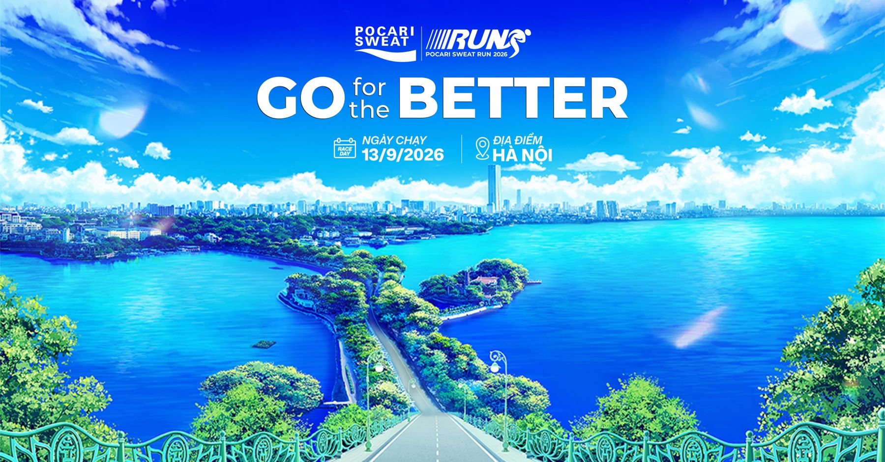 Giải Pocari Sweat Run 2026 tại Hà Nội, ngày 13/09