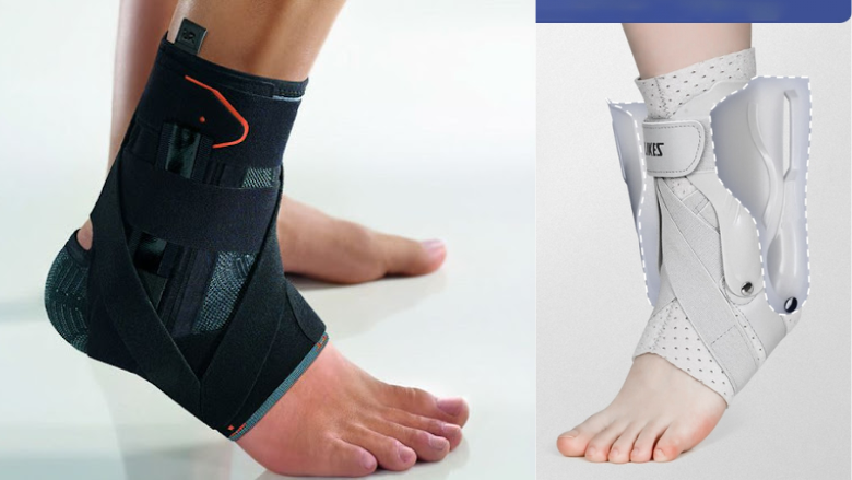 Đeo Bracing để hạn chế trật cổ chân chạy trail