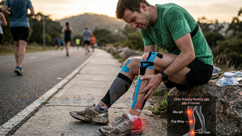 Người bị chấn thương nên trừ 5 nhịp khi tập chạy bộ nhịp tim thấp MAF