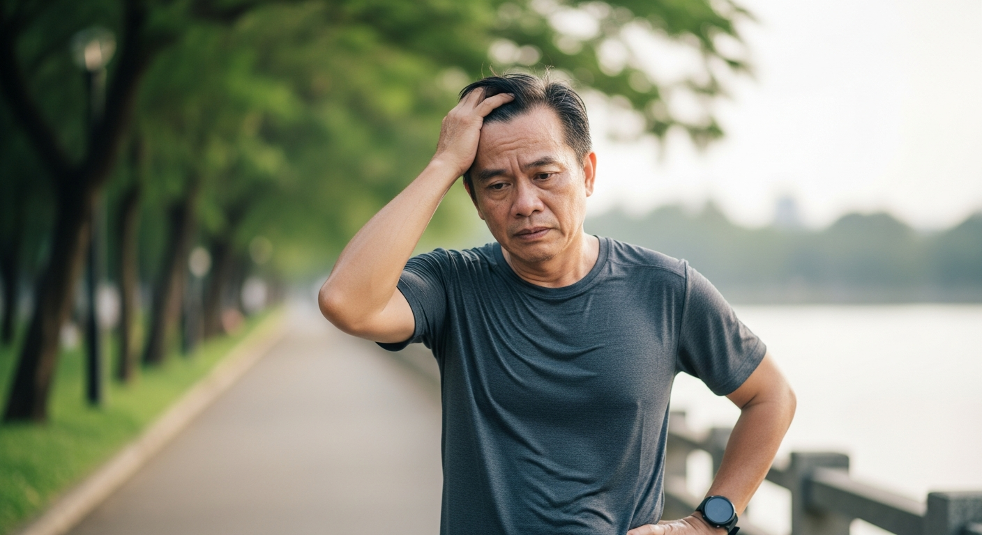 Biểu hiện của đụng tường trong chạy bộ