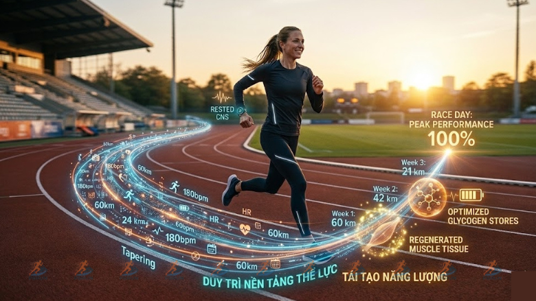 Taper hiệu quả giúp runner bứt phá giới hạn