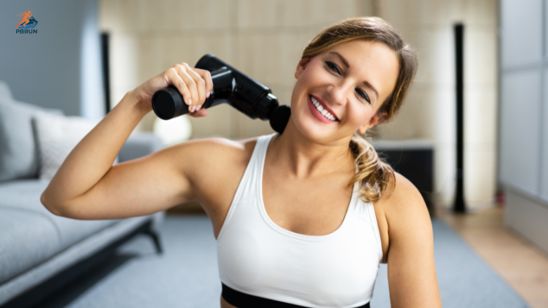 Súng massage runner dùng để phục hồi sau chạy bộ