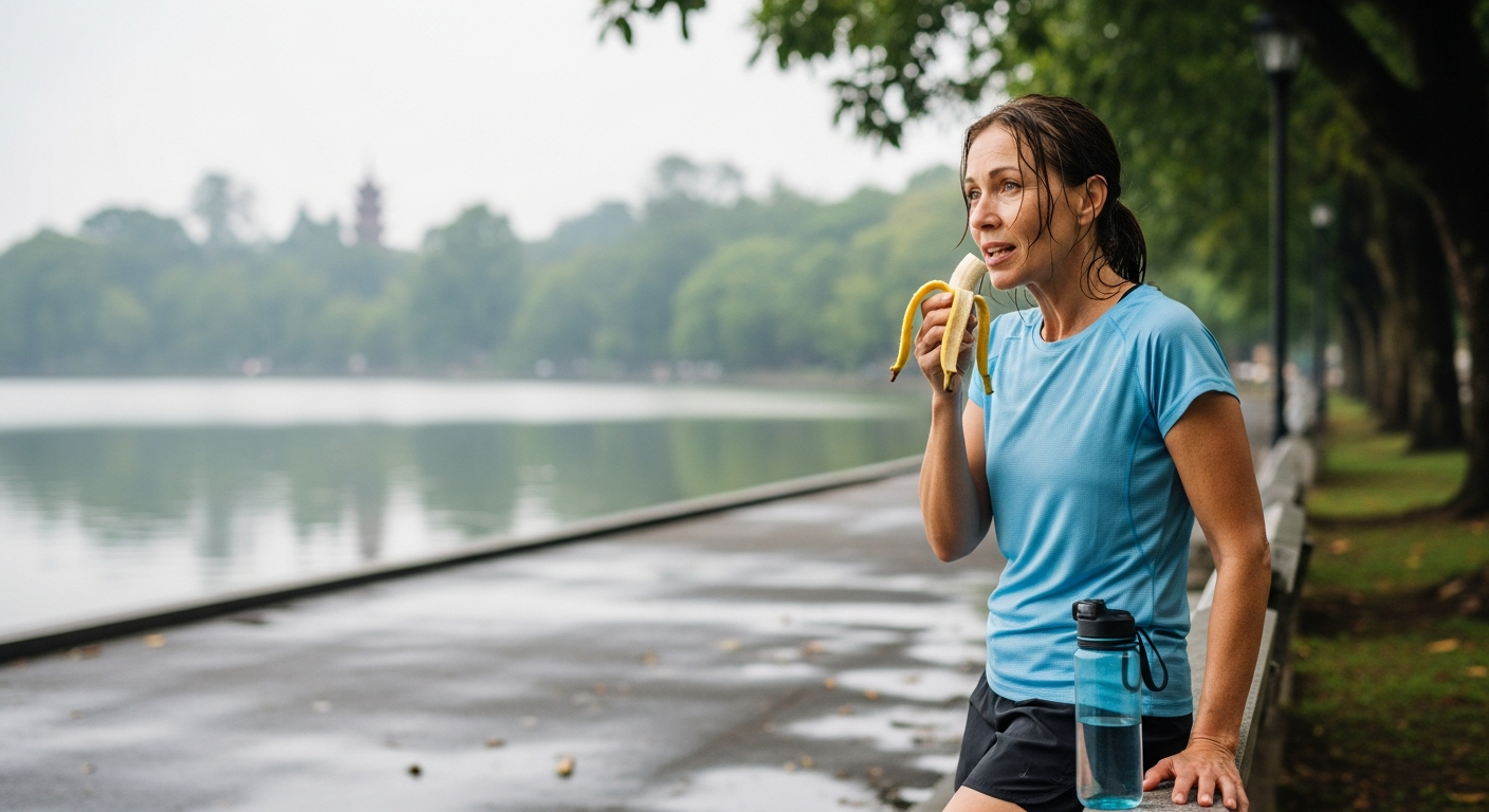 Runner nên ăn chuối trước khi chạy