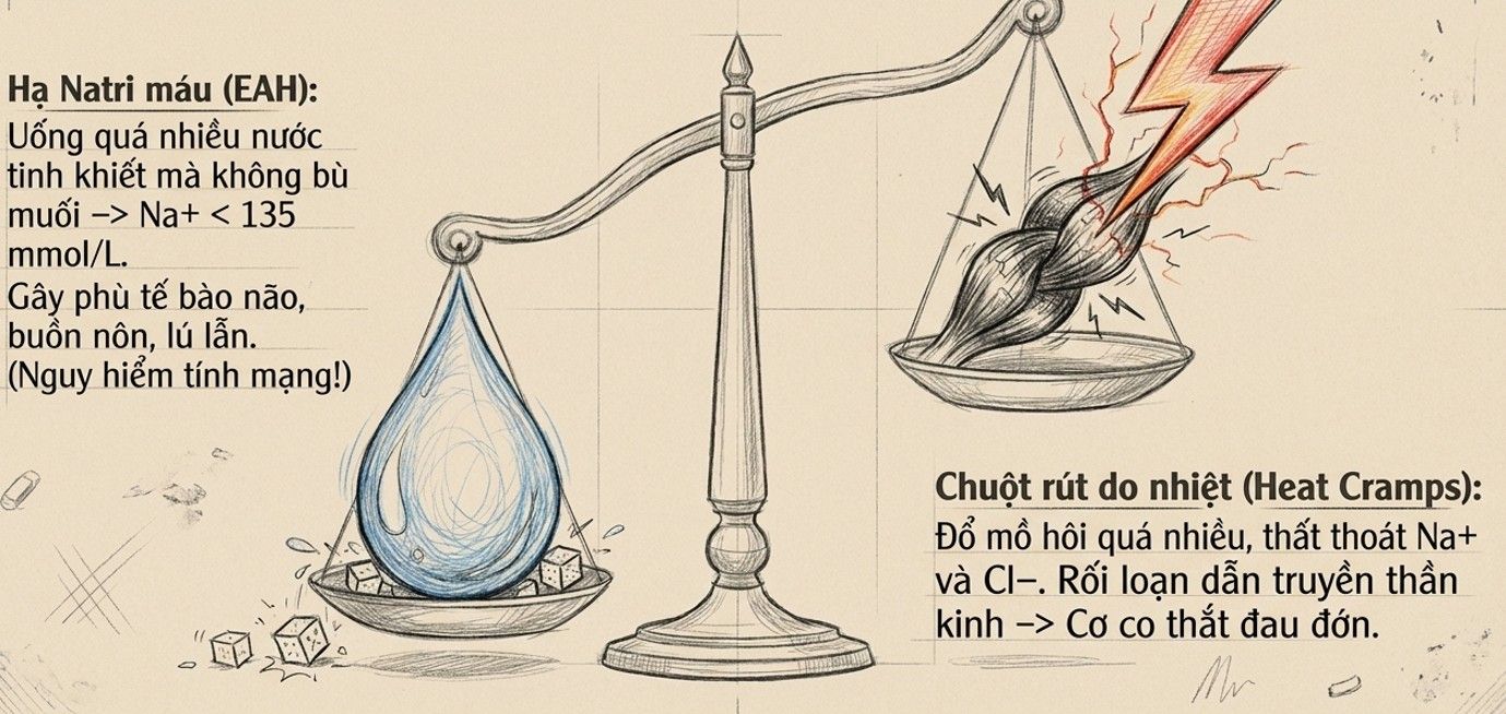 uống nước sai cách nguy hiểm
