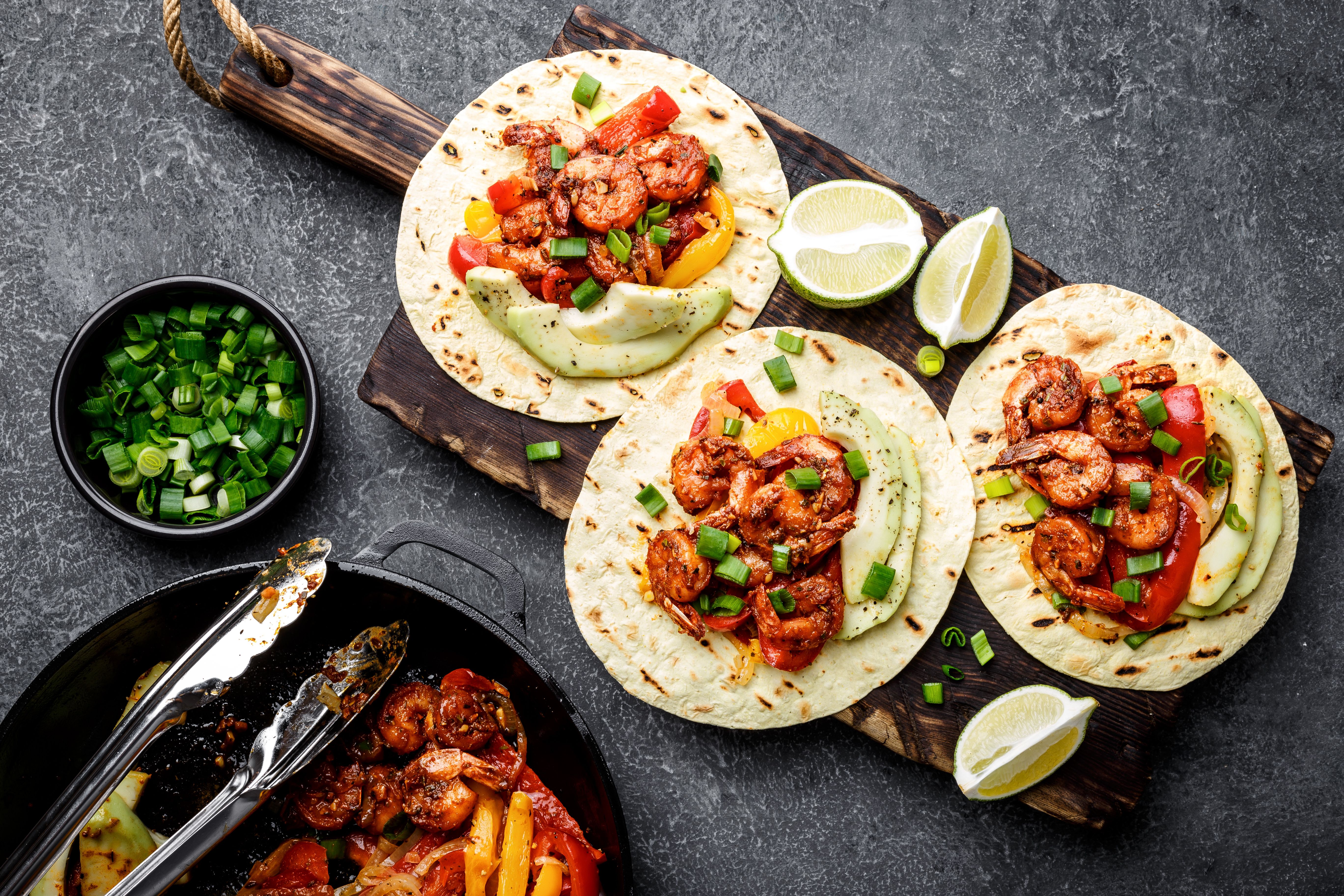 mezcal marinated fajitas