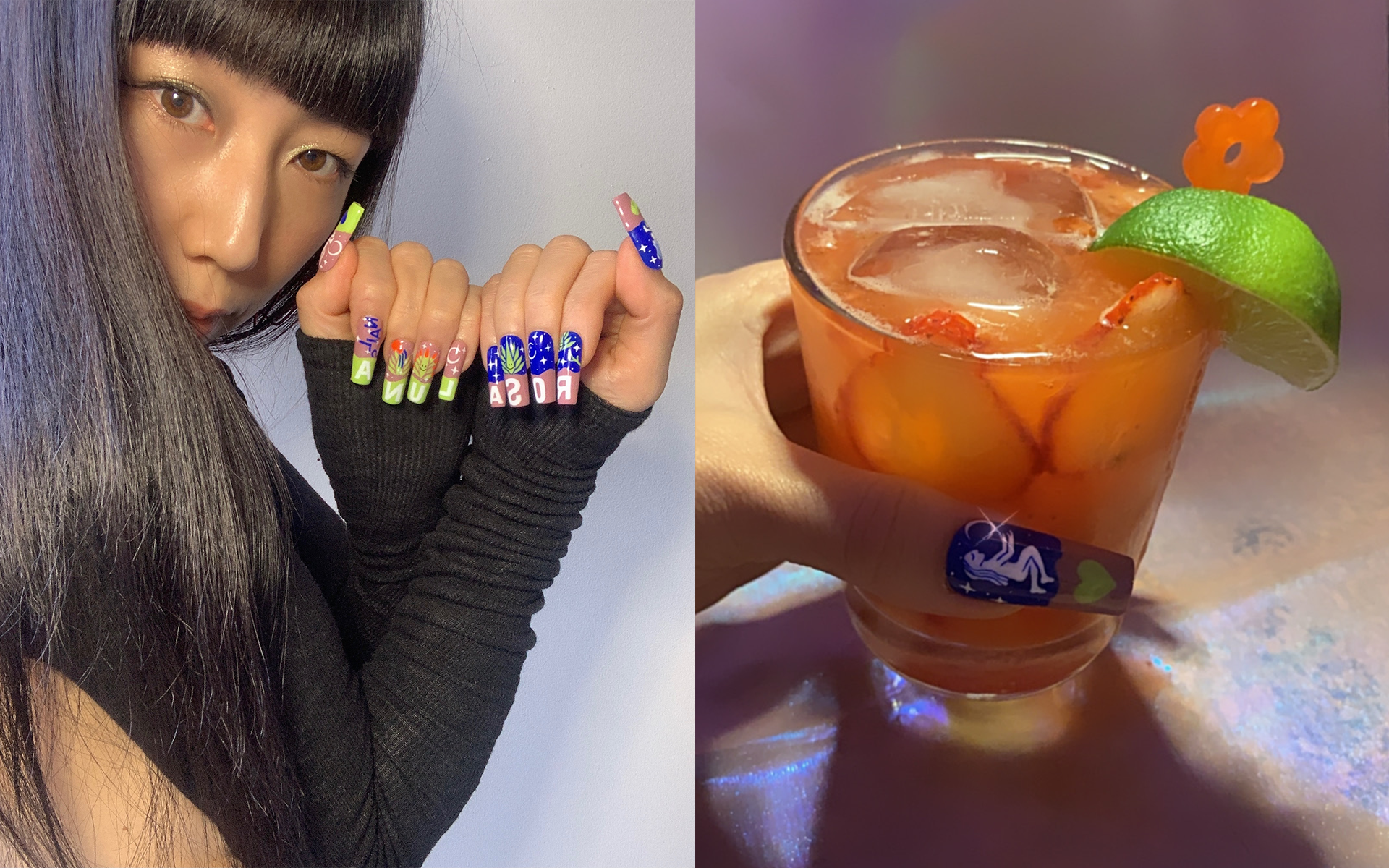 Rosaluna Strawberry Mezcal Margarita