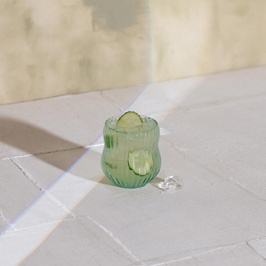 mint cucumber mezcal cocktail