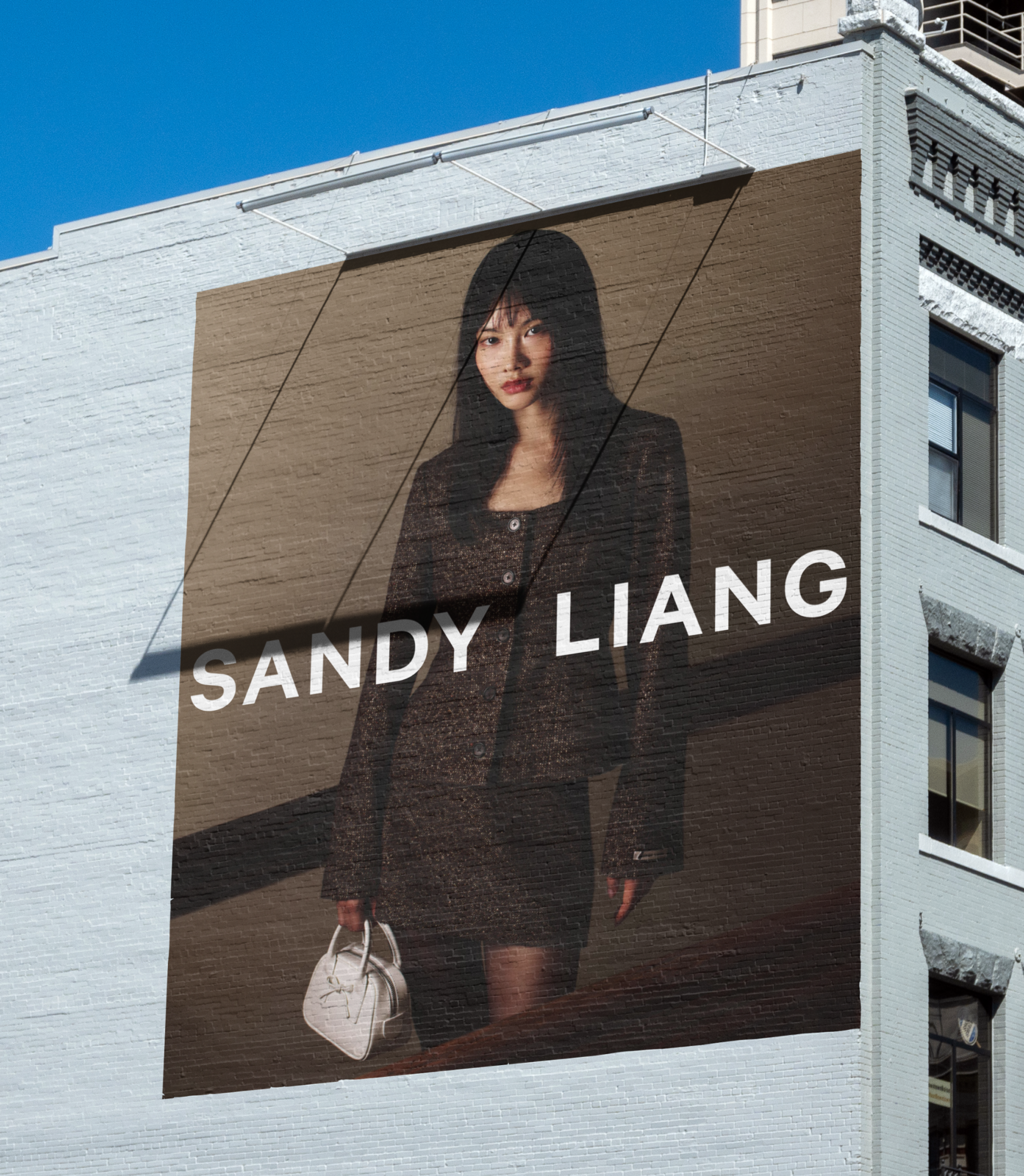 Out of home marketing billboard Sandy Liang. Copyright Cotton Design, Talia Cotton