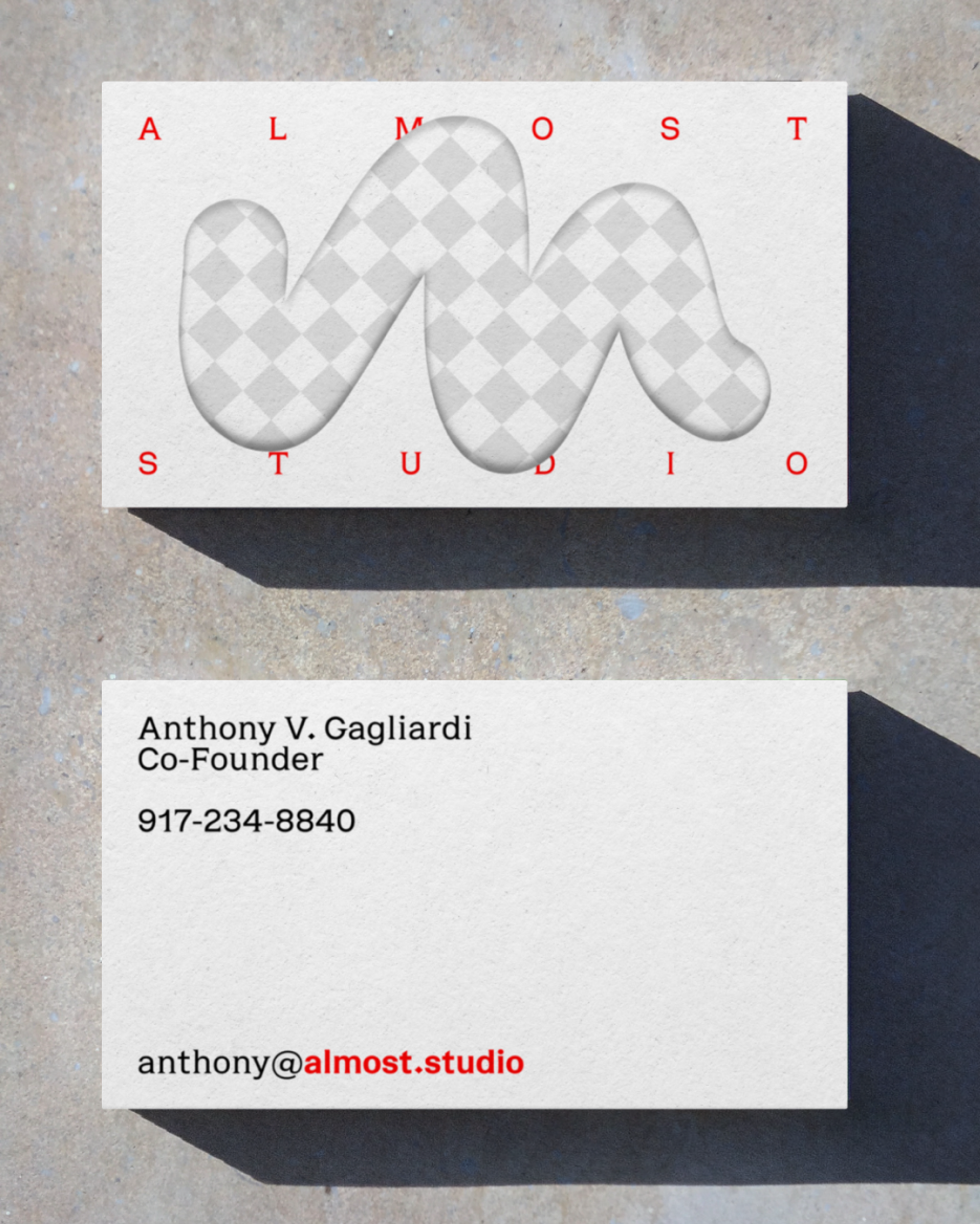 business cards. Copyright Cotton Design, Talia Cotton
