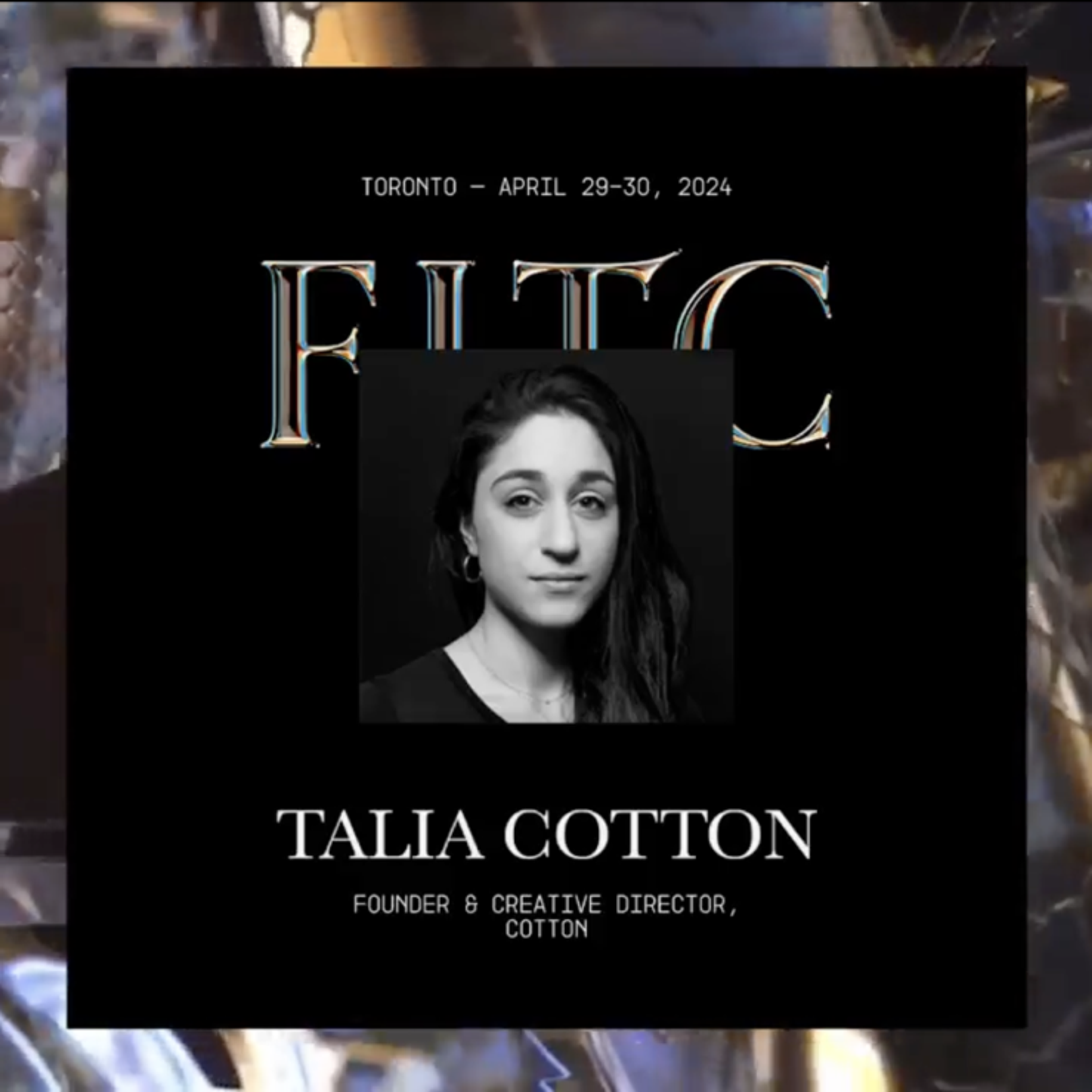 Talia Cotton to speak at Toronto's FITC festival about breaking through creative boundaries.