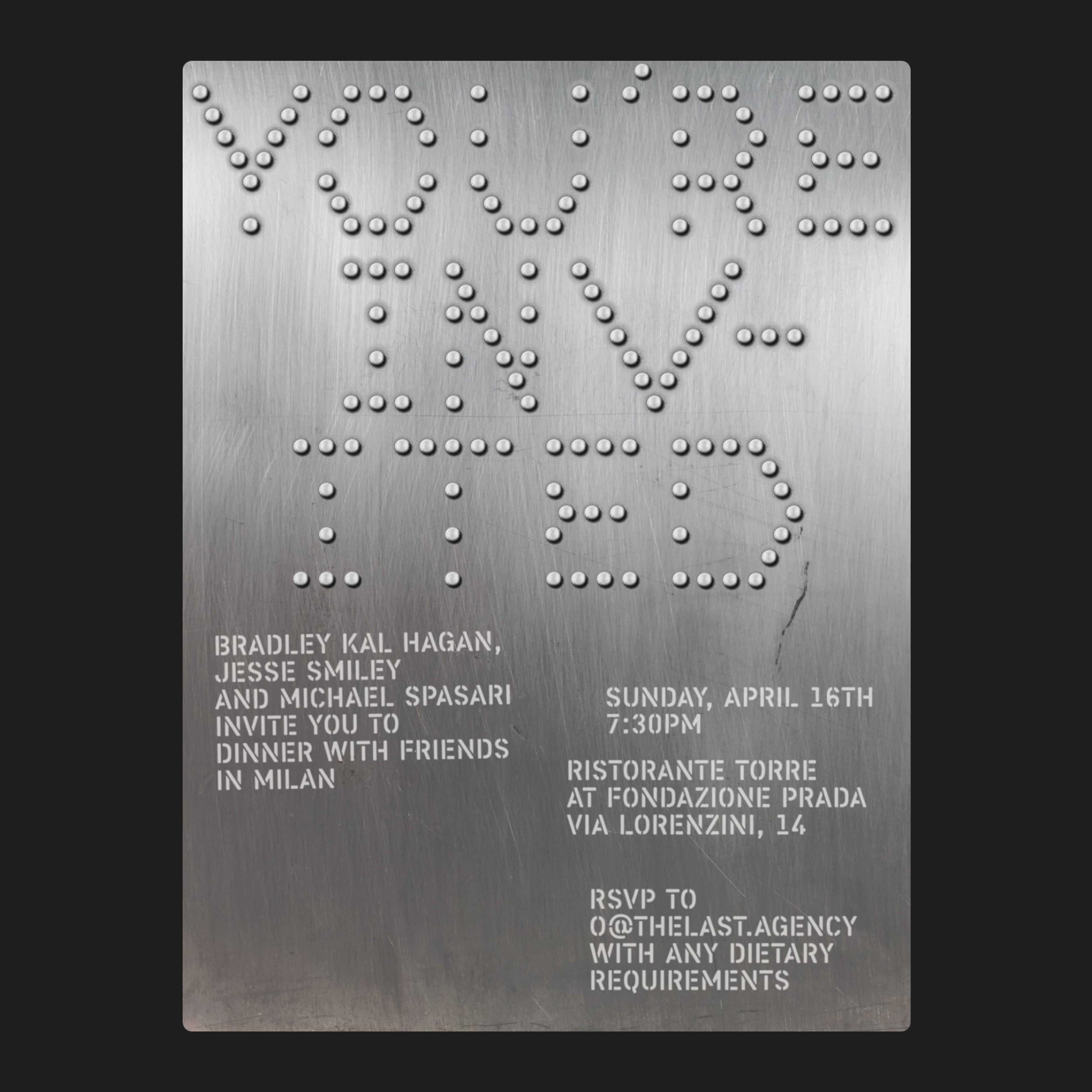 invitation . Copyright Cotton Design, Talia Cotton