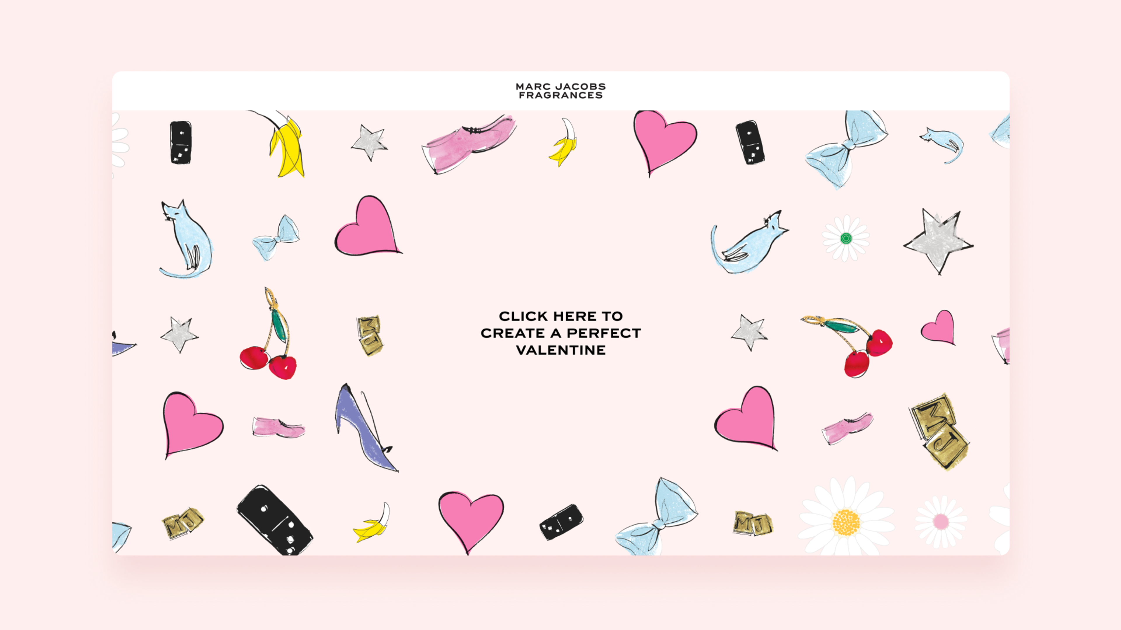 Pink platform image with cute stickers. Copyright Cotton Design, Talia Cotton
