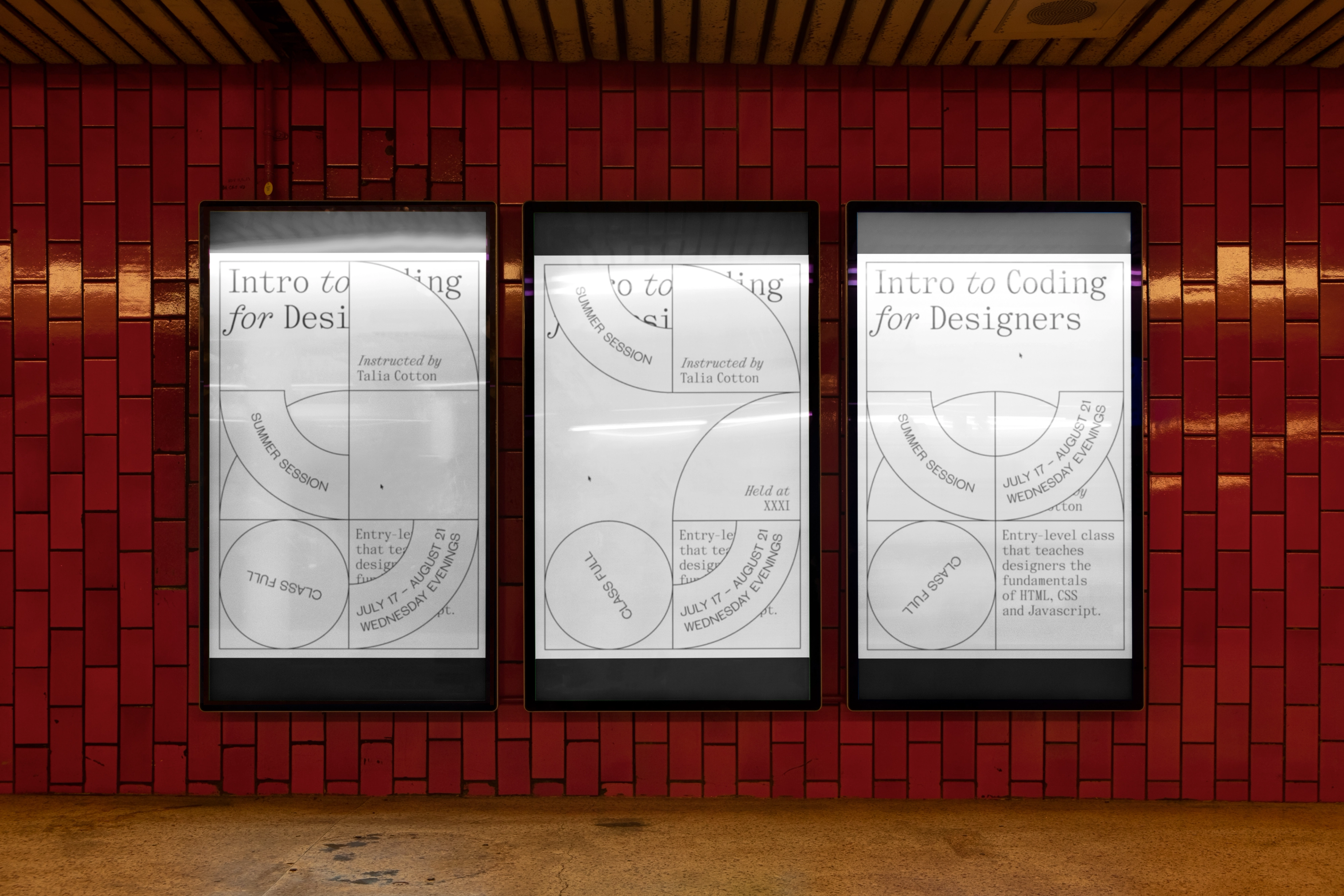 posters. Copyright Cotton Design, Talia Cotton