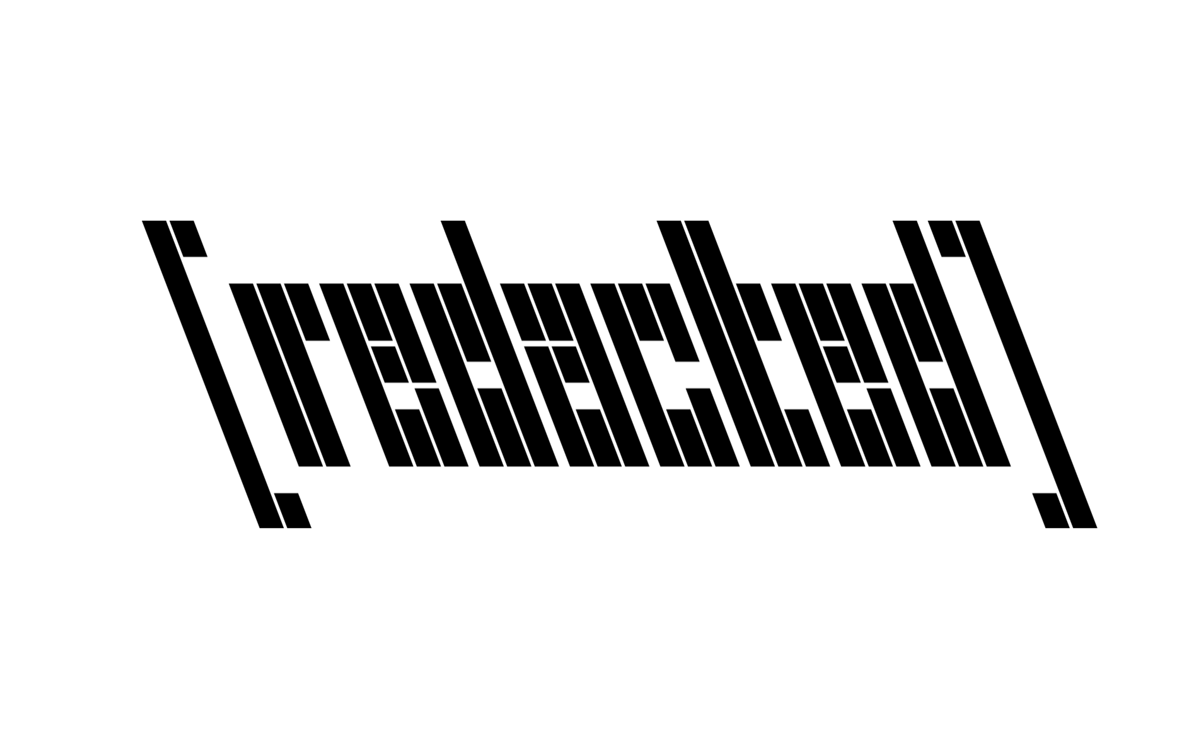 "redacted" written in the backslash typeface. Copyright Cotton Design, Talia Cotton