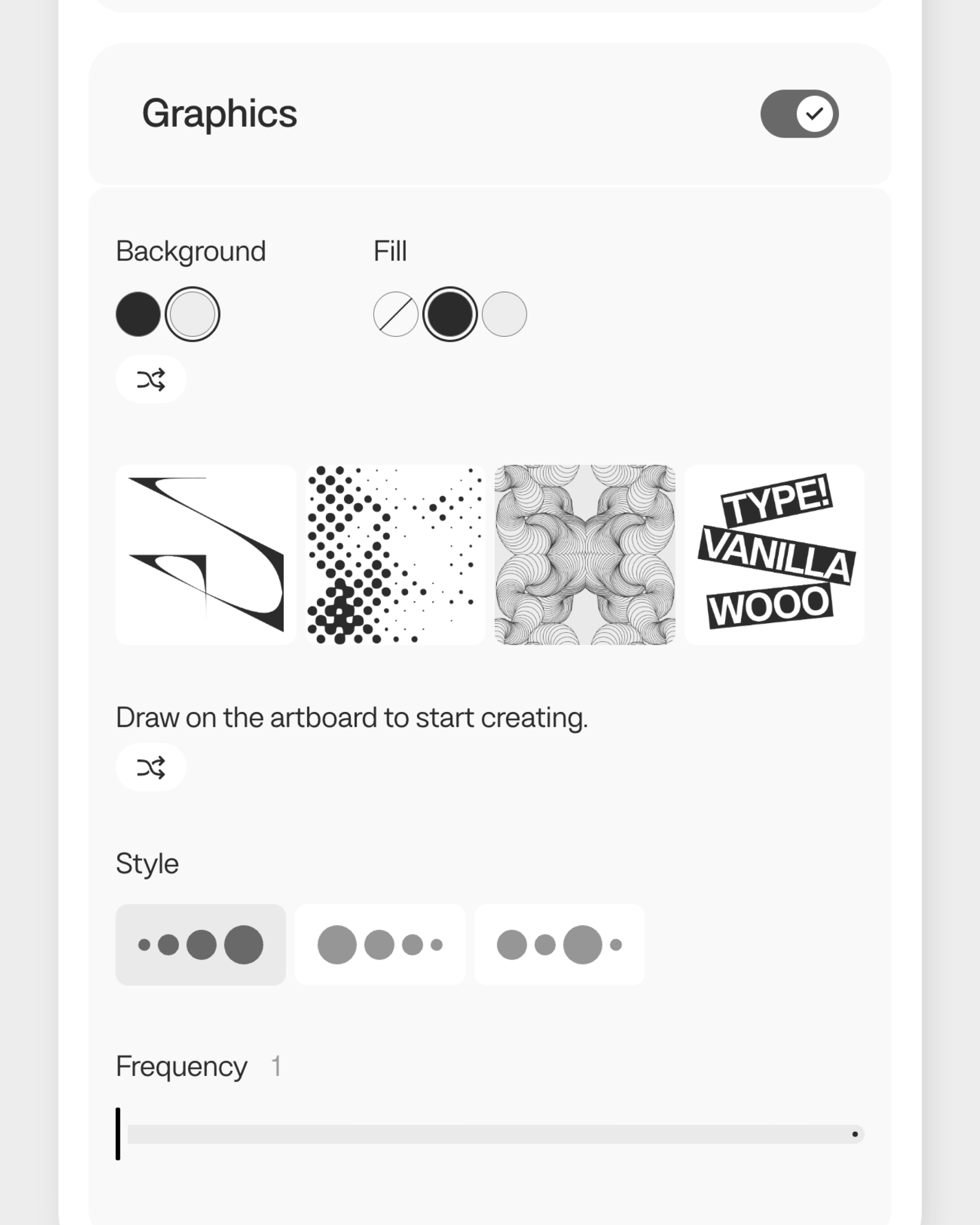 interface graphics. Copyright Cotton Design, Talia Cotton