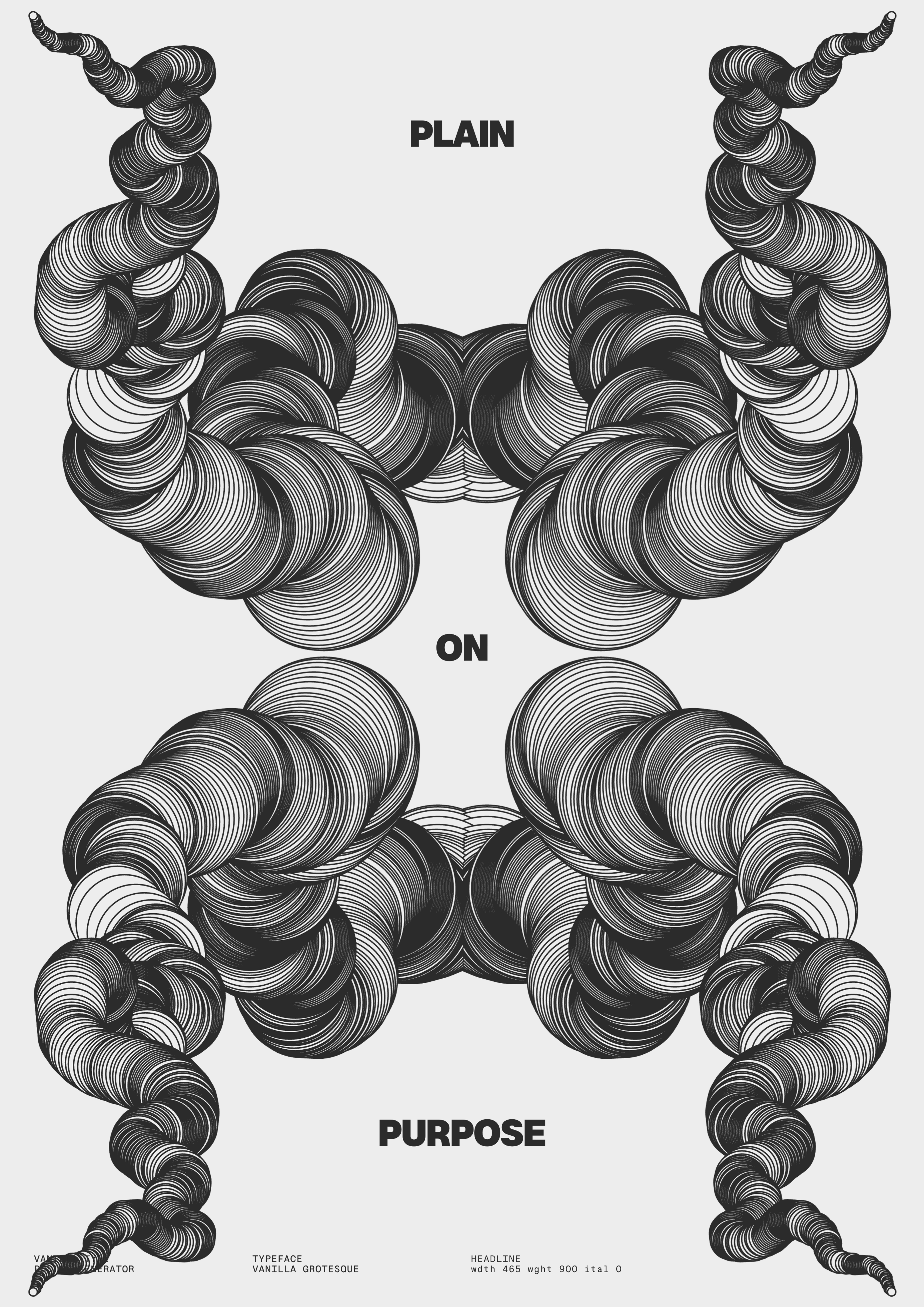 Baroque mirrored forms labeled “Flash.”. Copyright Cotton Design, Talia Cotton