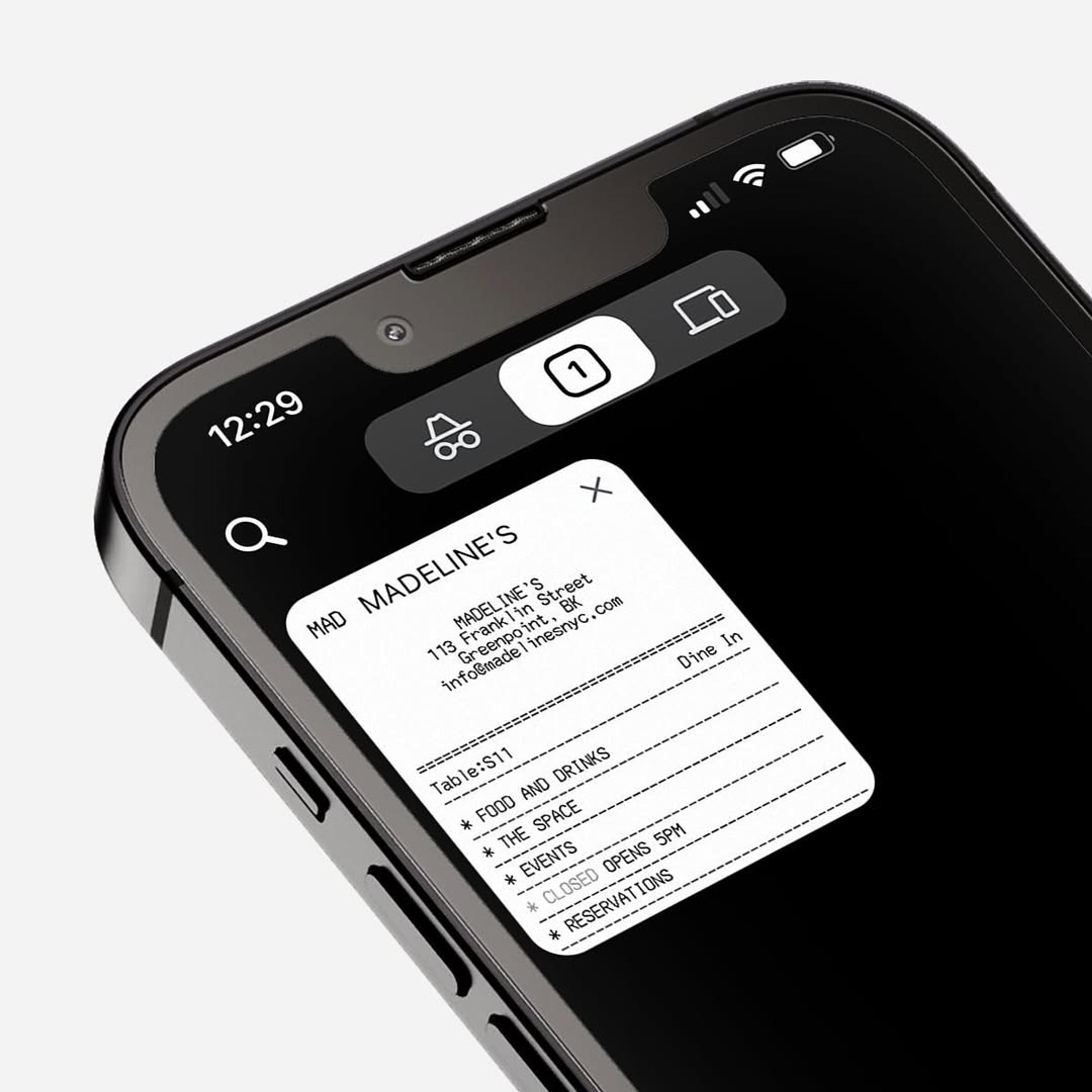 mobile browser. Copyright Cotton Design, Talia Cotton