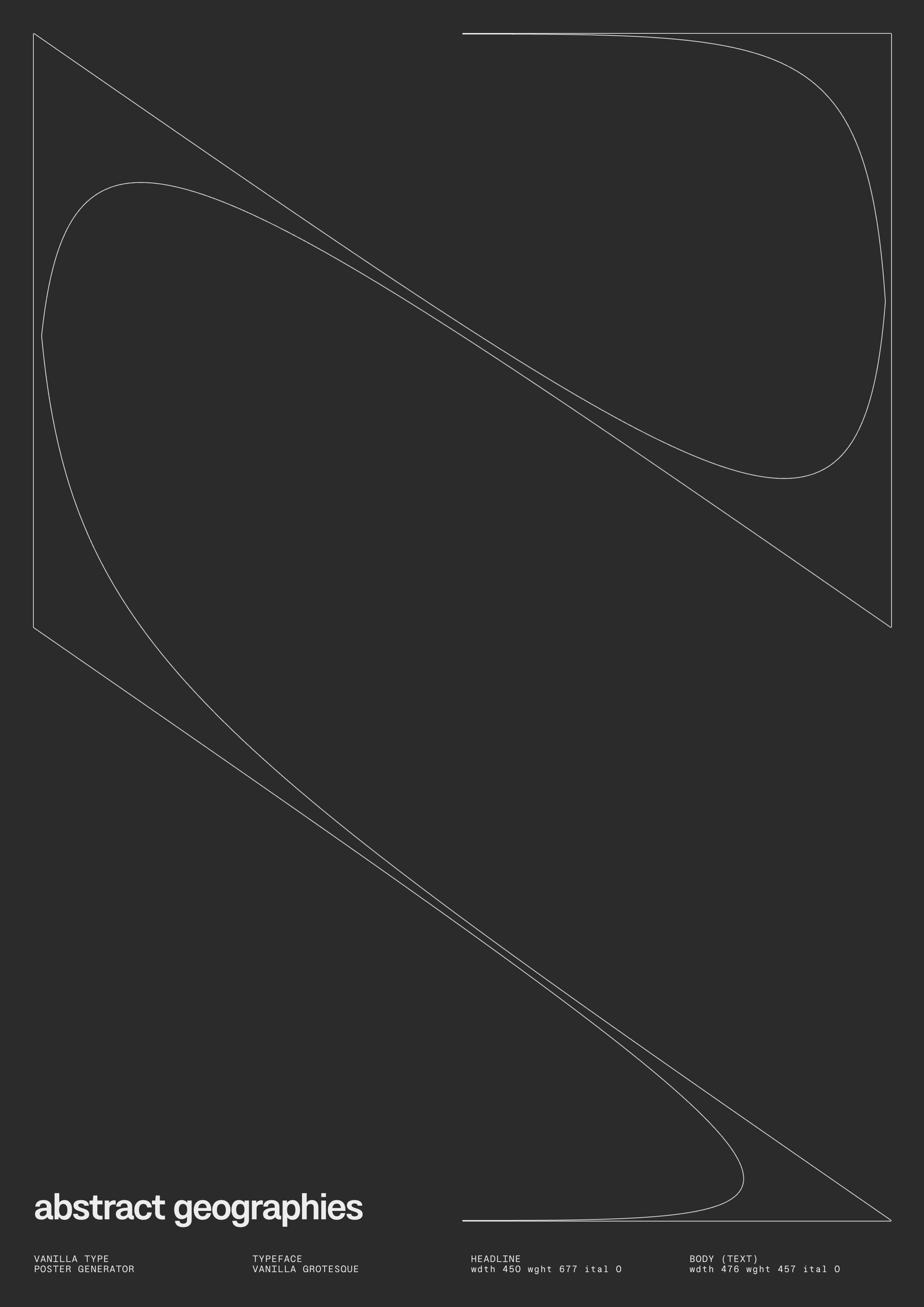 Curved linear abstract shape on white background.. Copyright Cotton Design, Talia Cotton