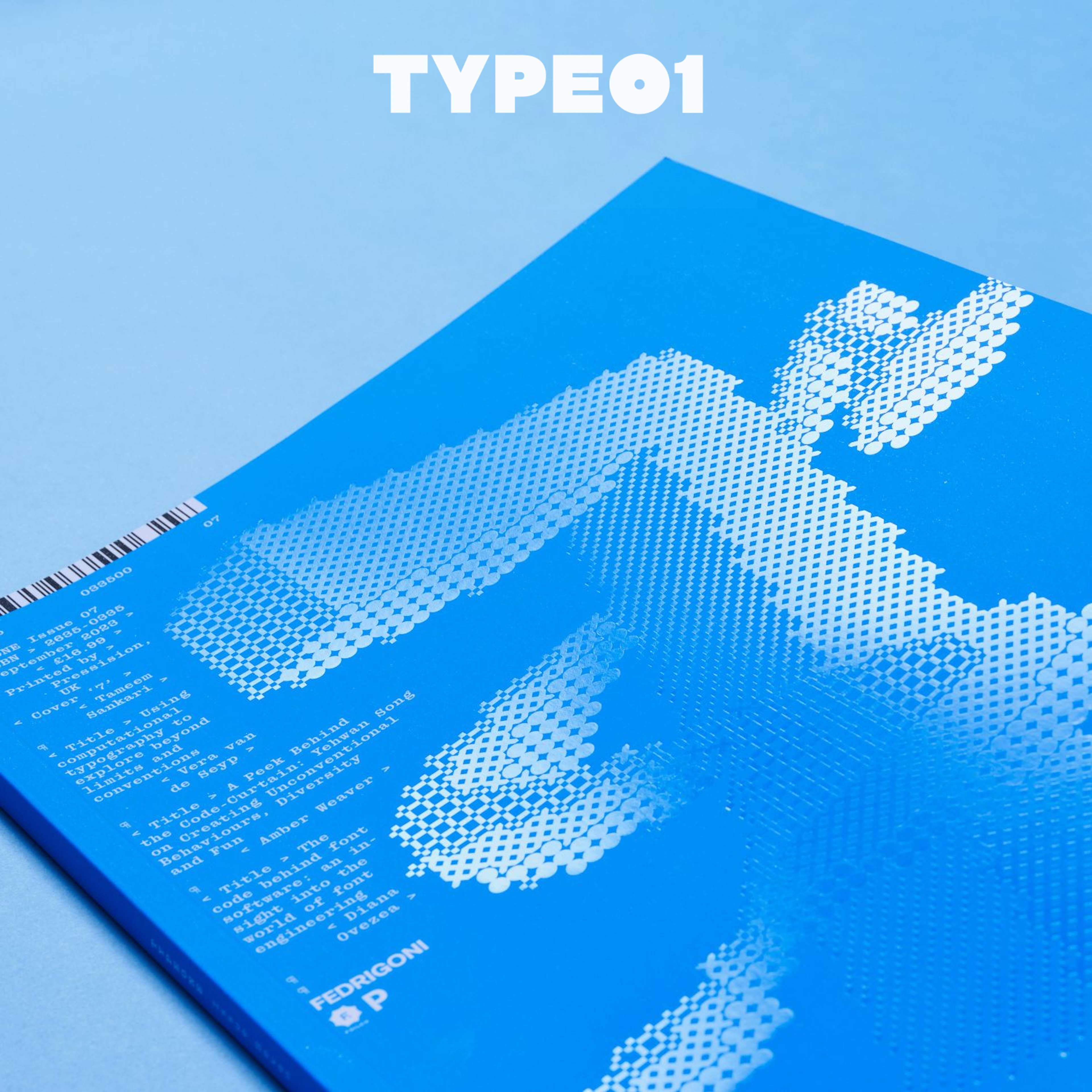 Talia Cotton, Yehwan Song, Chelsi Alise Cocking, and others featured in TYPEONE’s Issue #01: The Creative Code Issue (Now Sold Out)