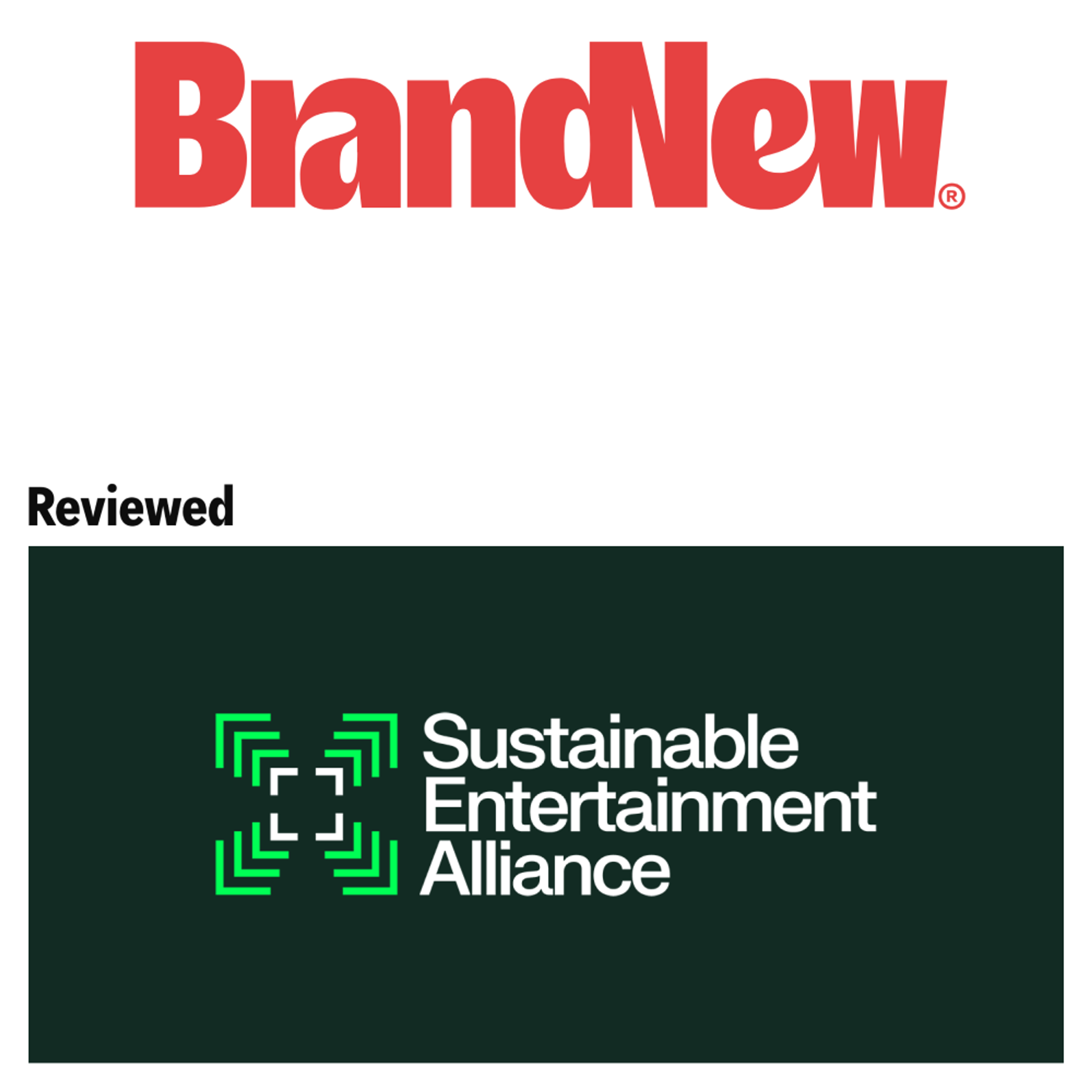 “Very simple, very good. Very legible, very memorable.” Brand New audiences weigh in on the Sustainable Entertainment Alliance brand identity.