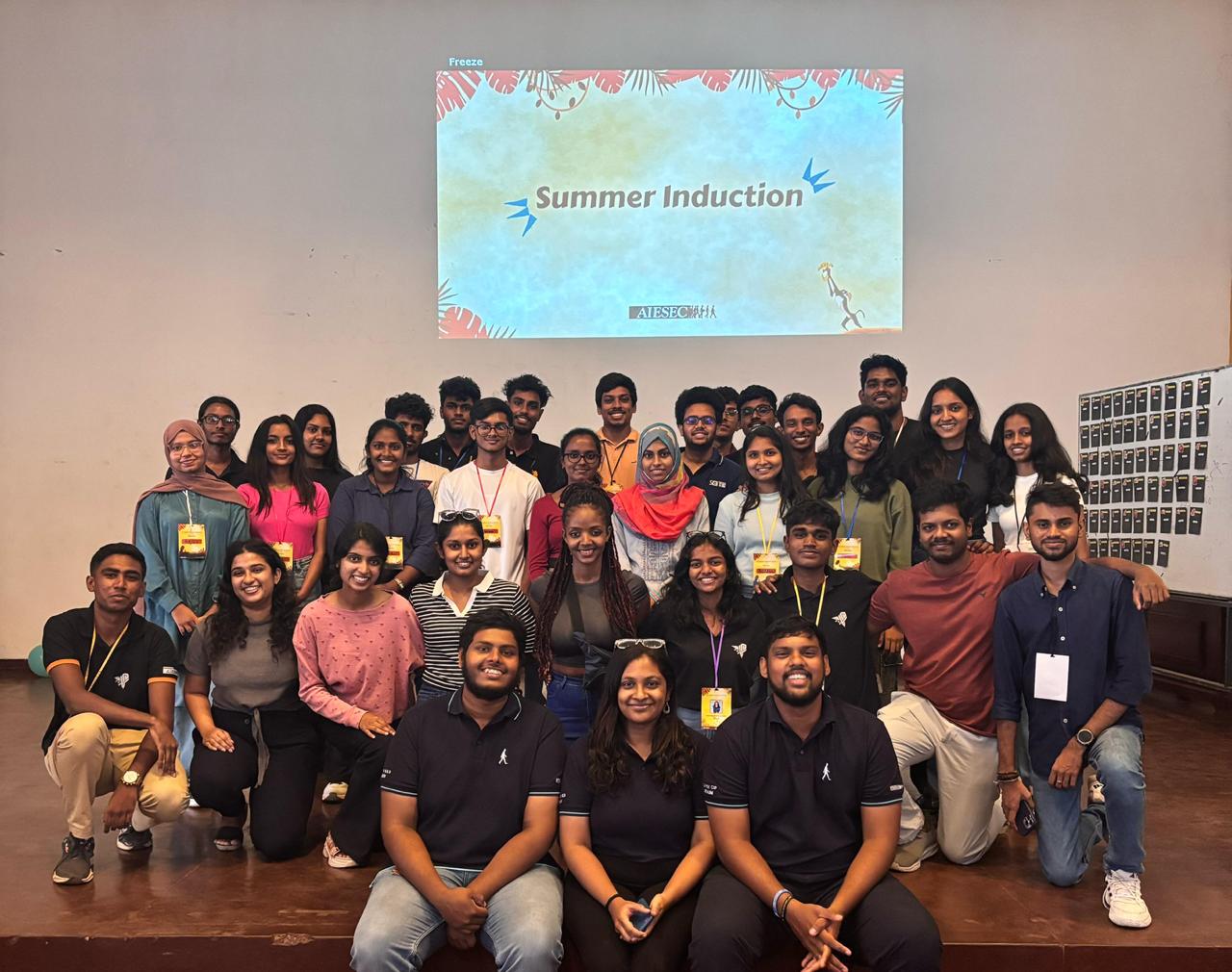 AIESEC in USJ welcomes over 100 volunteers this term
