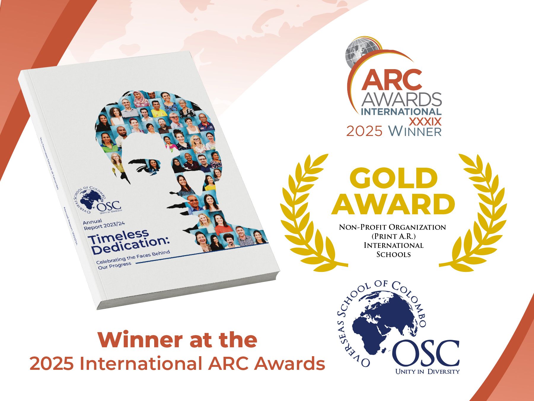 Timeless Dedication: OSC Wins Gold Again at the International ARC Awards in New York