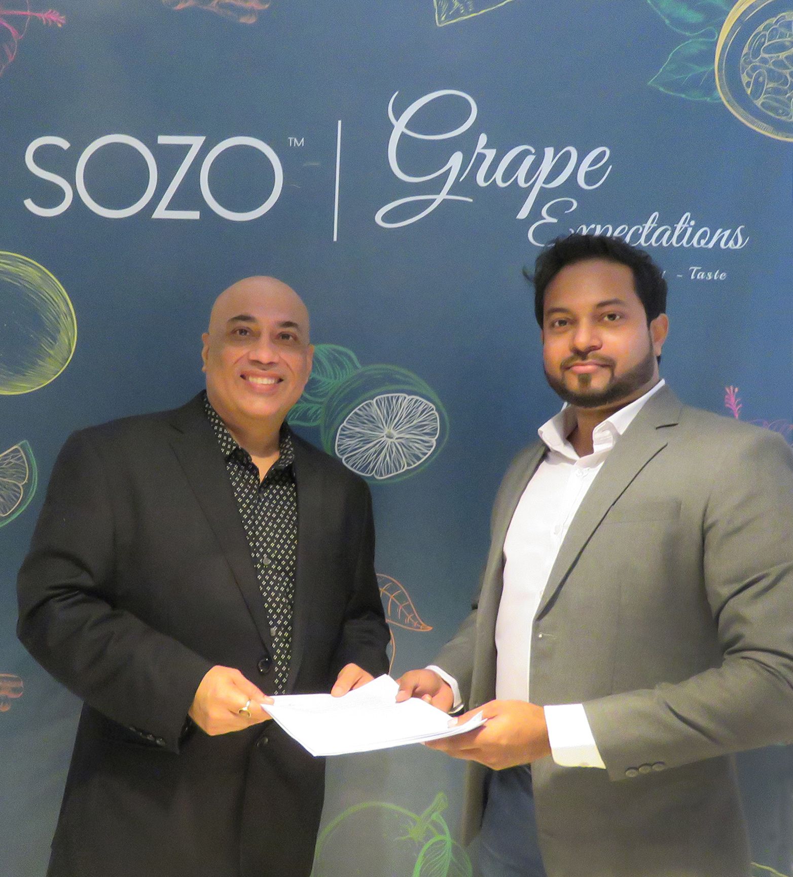 Grape Expectations & SOZO Beverages refresh distribution agreement