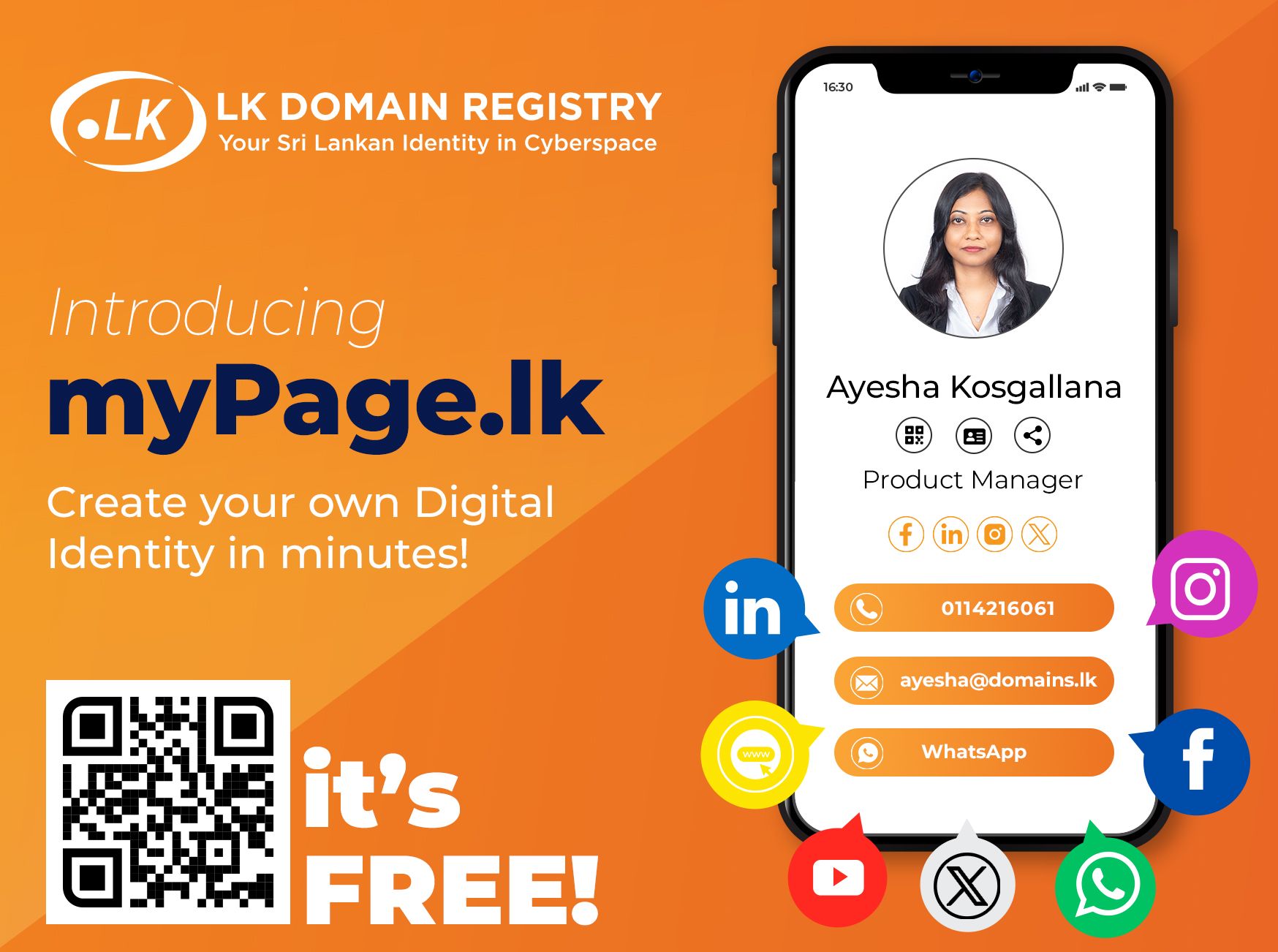 LK Domain Registry Empowers Sri Lankans to Create Their Own Digital Identity with myPage.lk