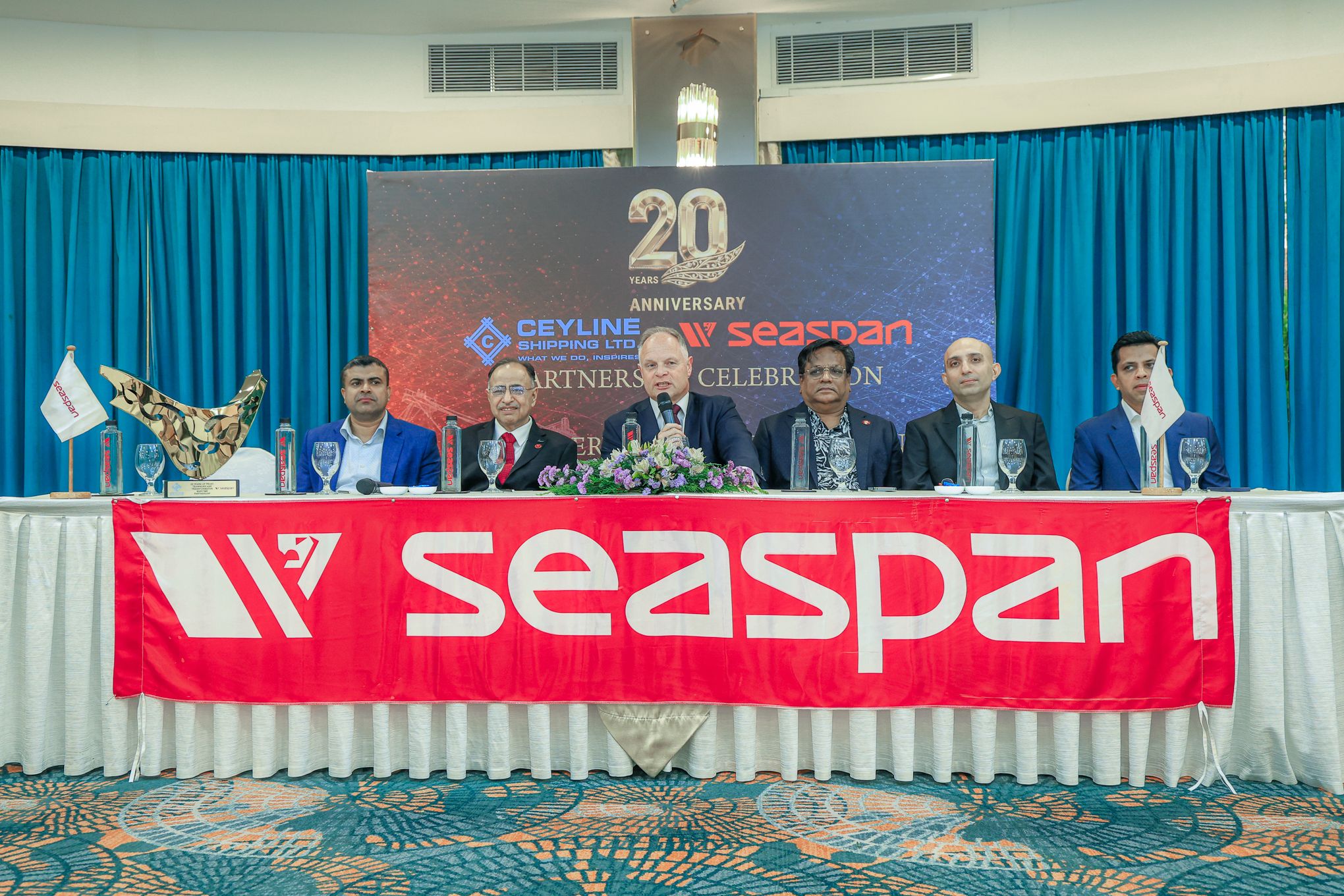 Seaspan and Ceyline Shipping Celebrate 20 Years of Partnership Excellence