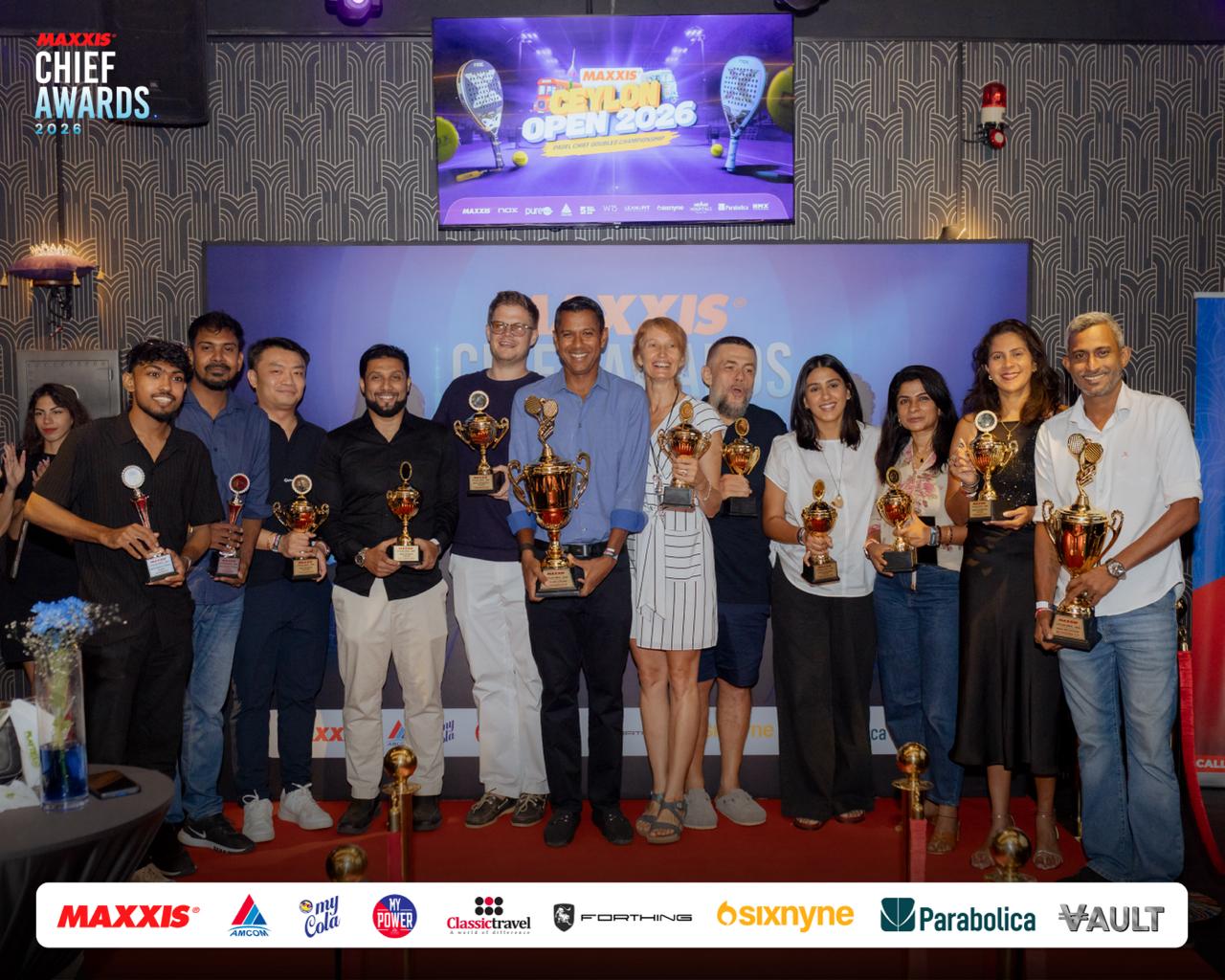Padel and Pickleball Champions Honoured at Maxxis Chief Awards 2026