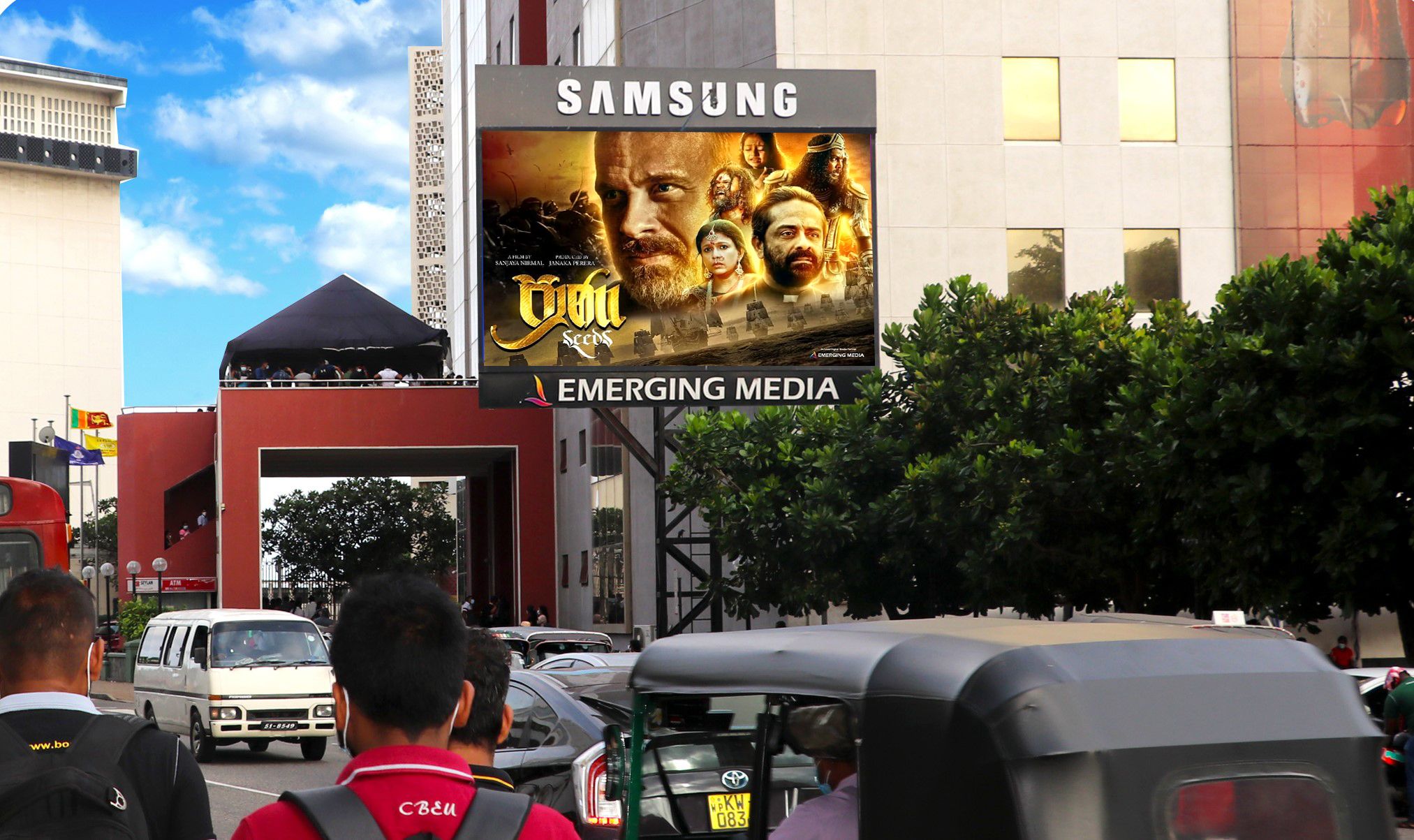 EMERGING MEDIA IS PROUD TO BE THE OFFICIAL OUTDOOR DIGITAL MEDIA PARTNER FOR “SEEDS”