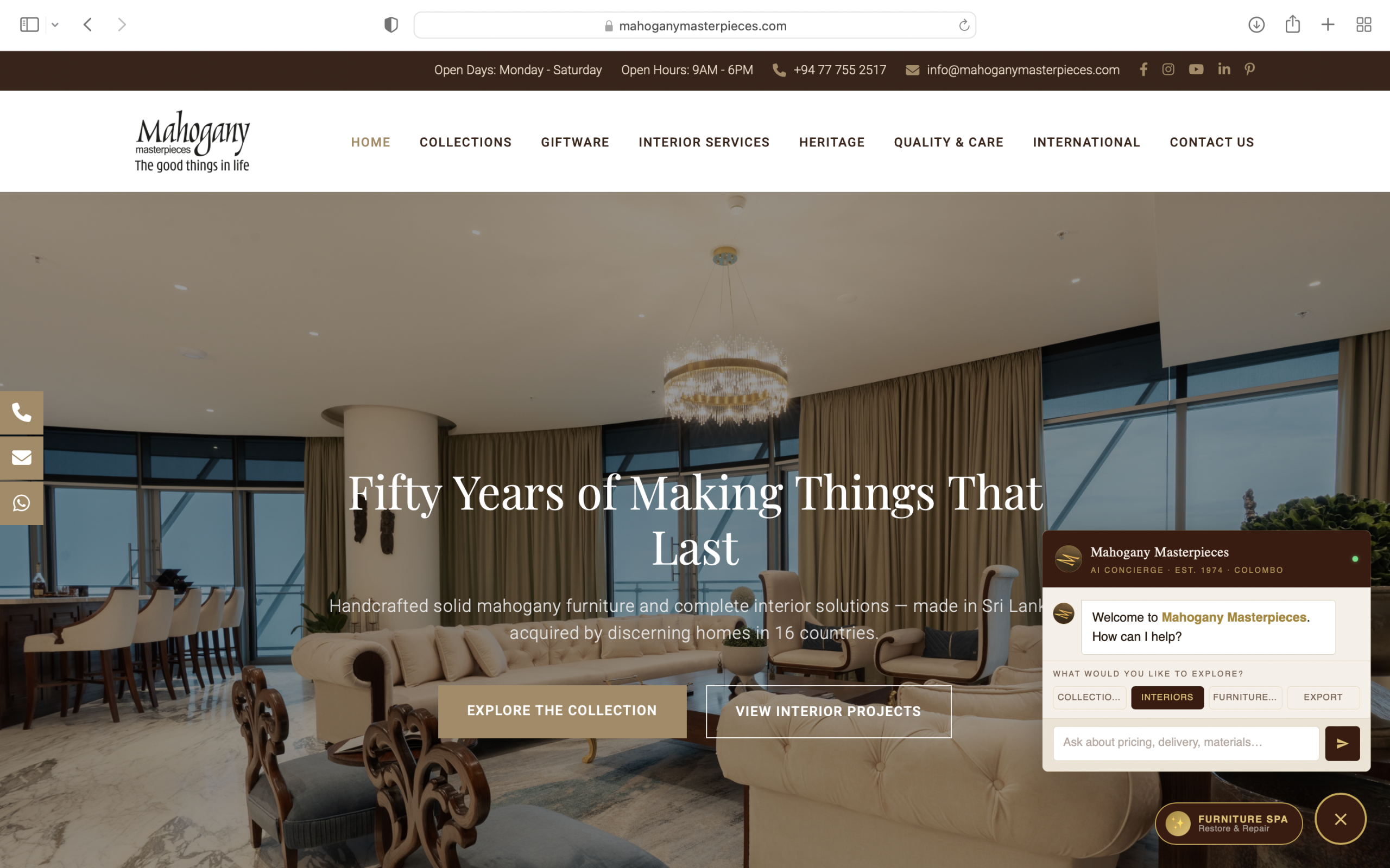 MAHOGANY MASTERPIECES LAUNCHES NEW DIGITAL FLAGSHIP