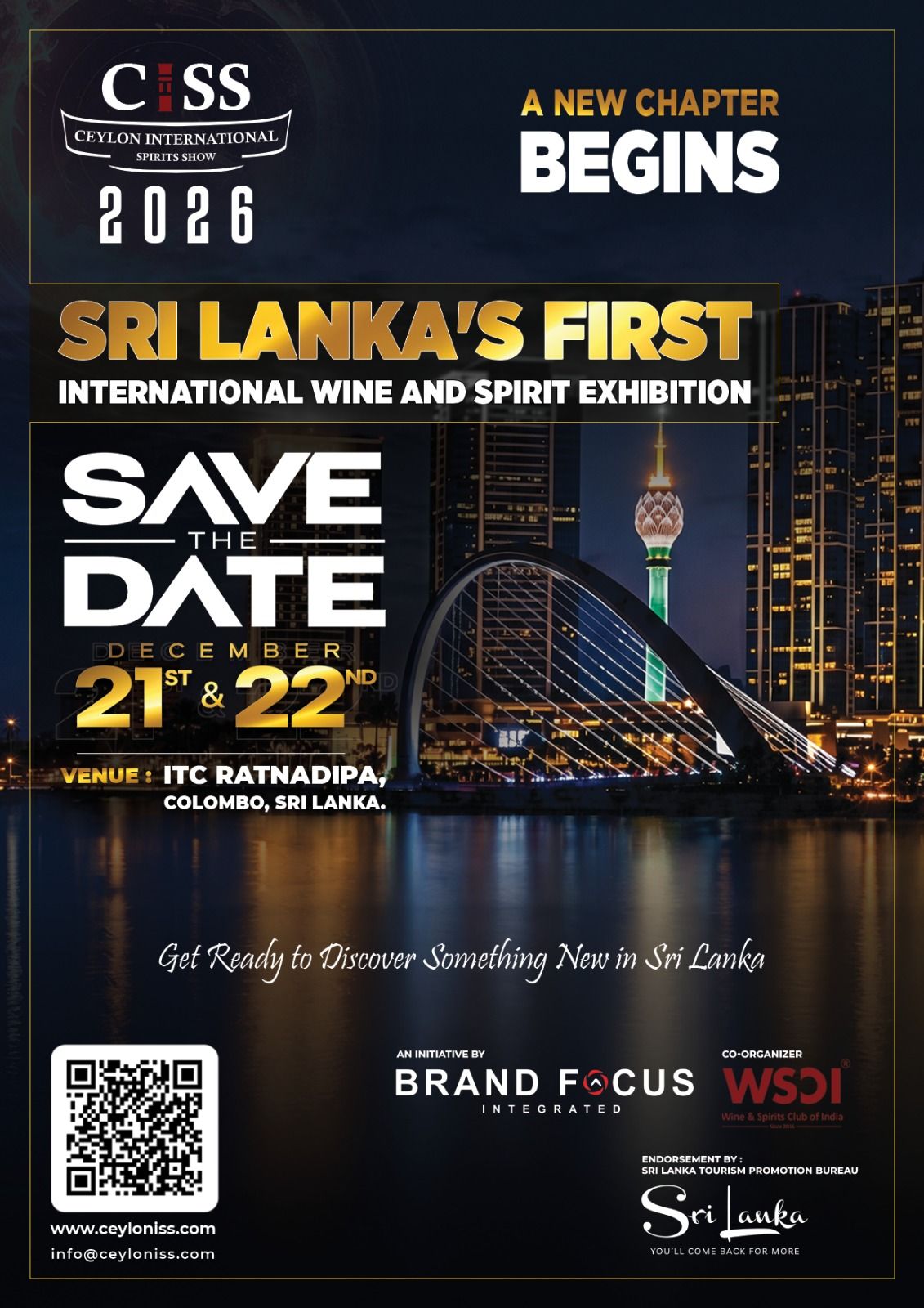 CISS 2026: Sri Lanka Gets Its First Dedicated International Spirits, Wine and Beer Show