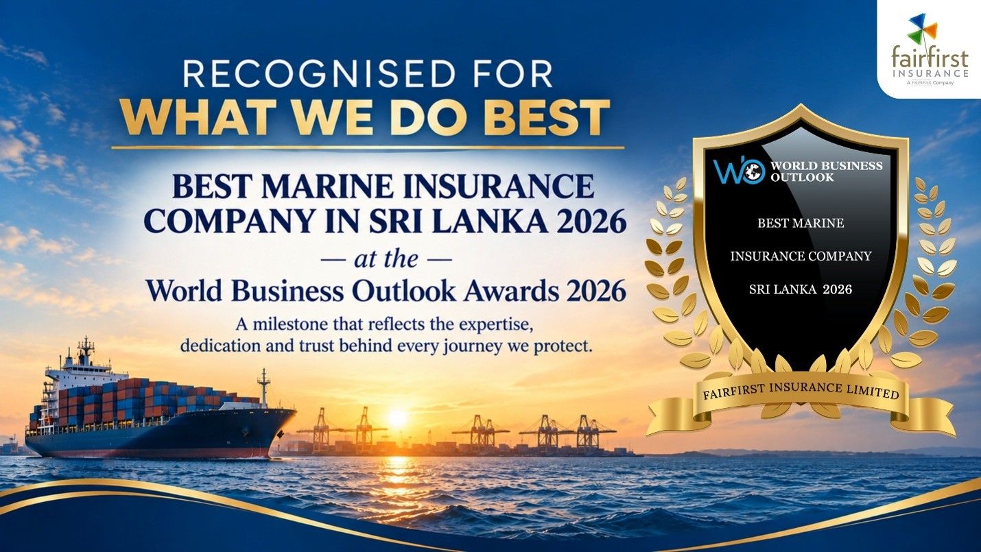 Fairfirst named Best Marine Insurance Company in Sri Lanka 2026